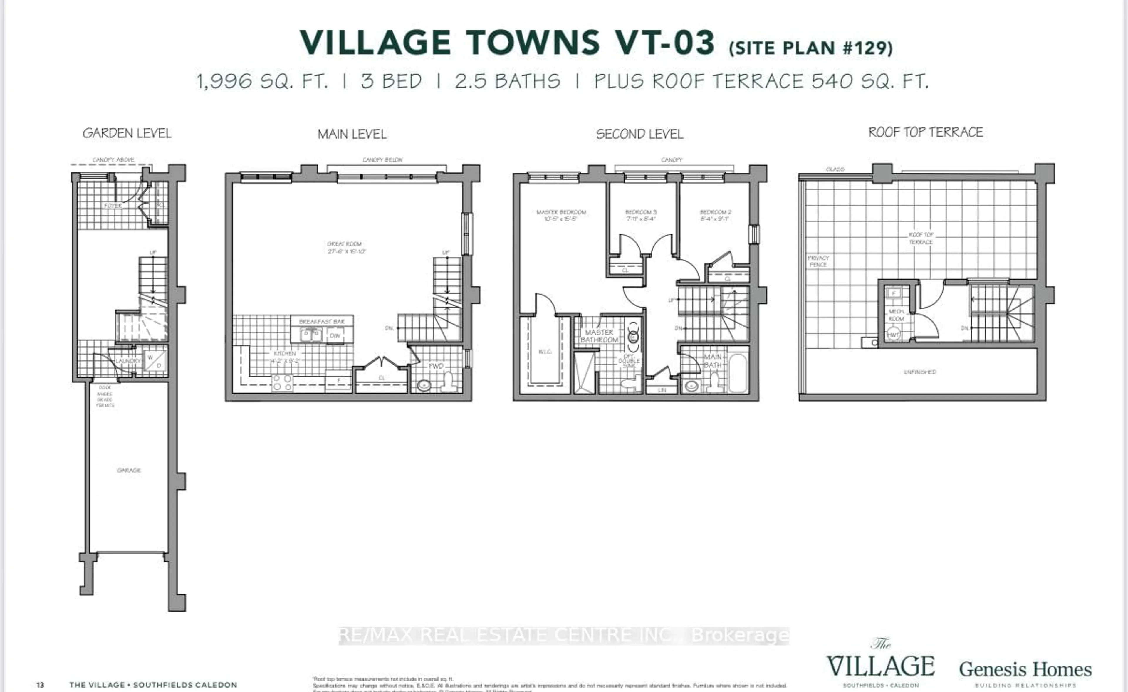 Floor plan for 405 Dougall Ave, Caledon Ontario L7C 4L5