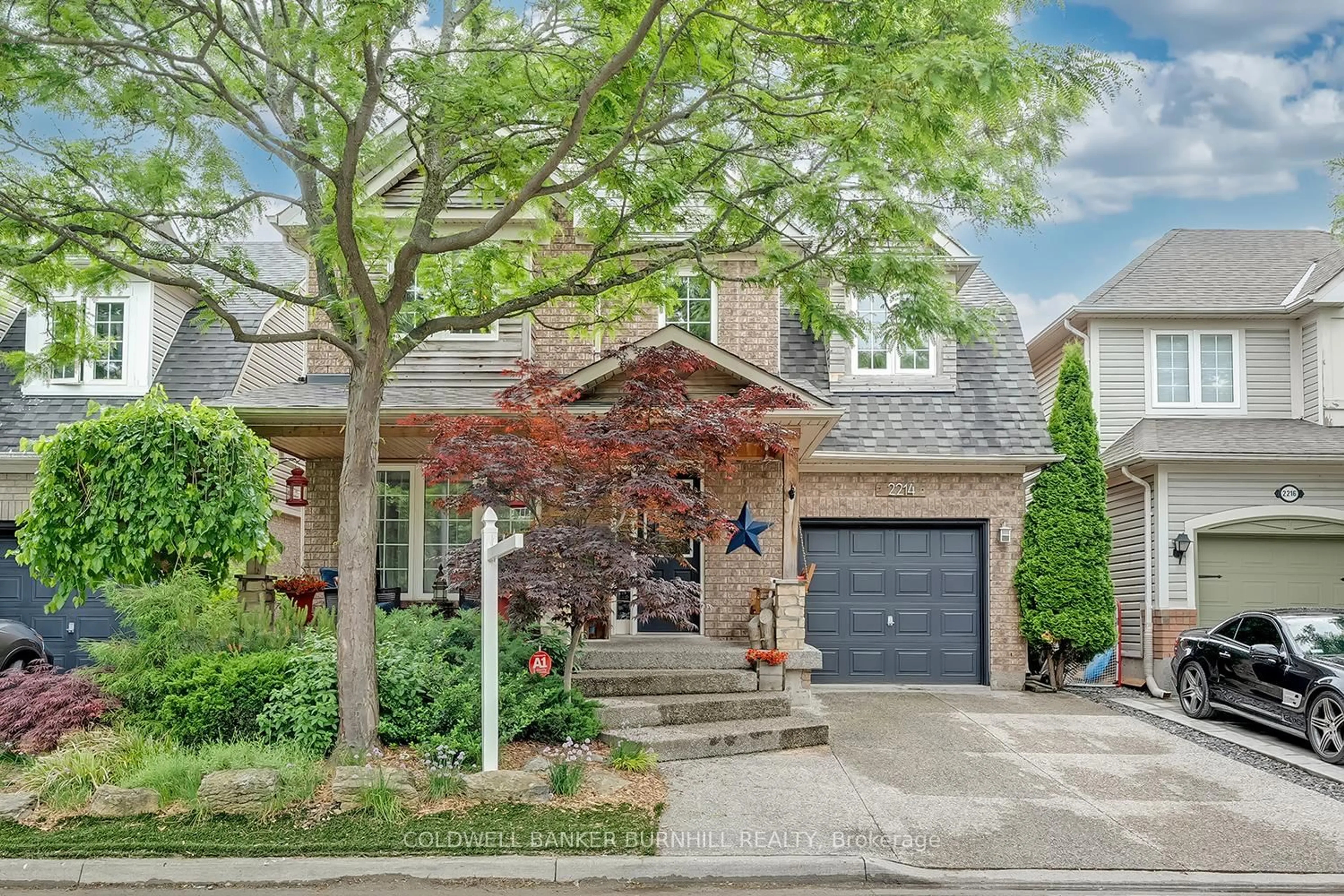 Home with brick exterior material, street for 2214 KENNETH Cres, Burlington Ontario L7L 6V7