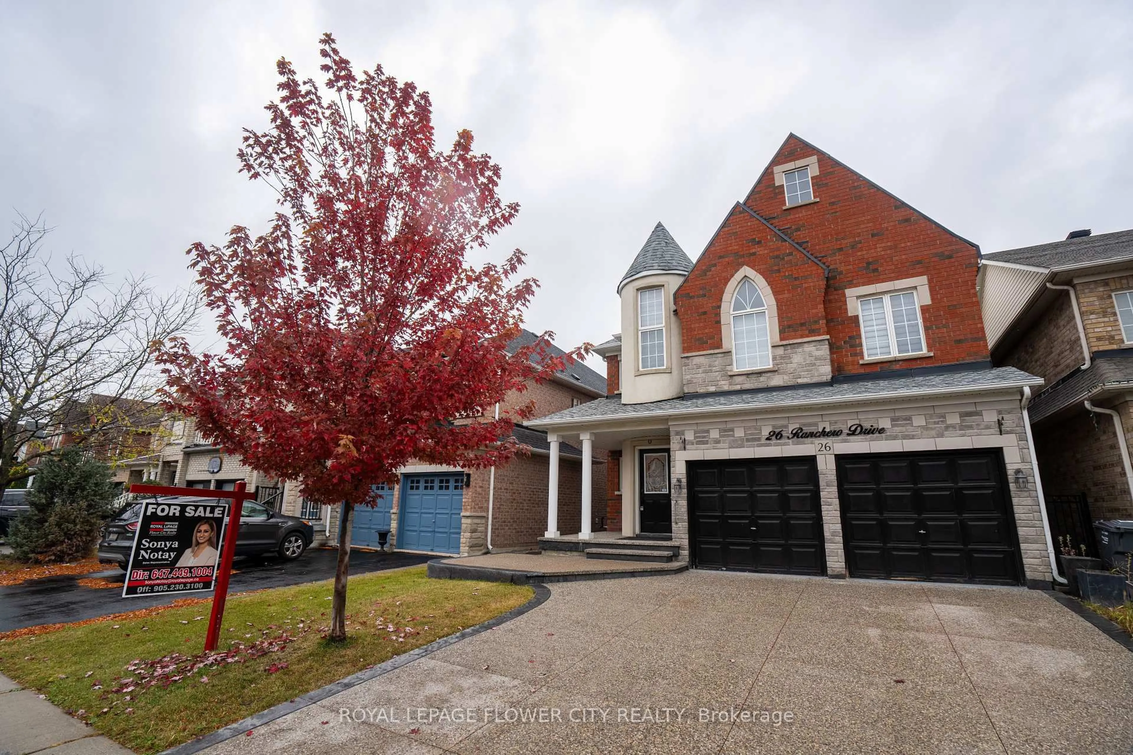 Home with brick exterior material, street for 26 Ranchero Dr, Brampton Ontario L7A 3C7