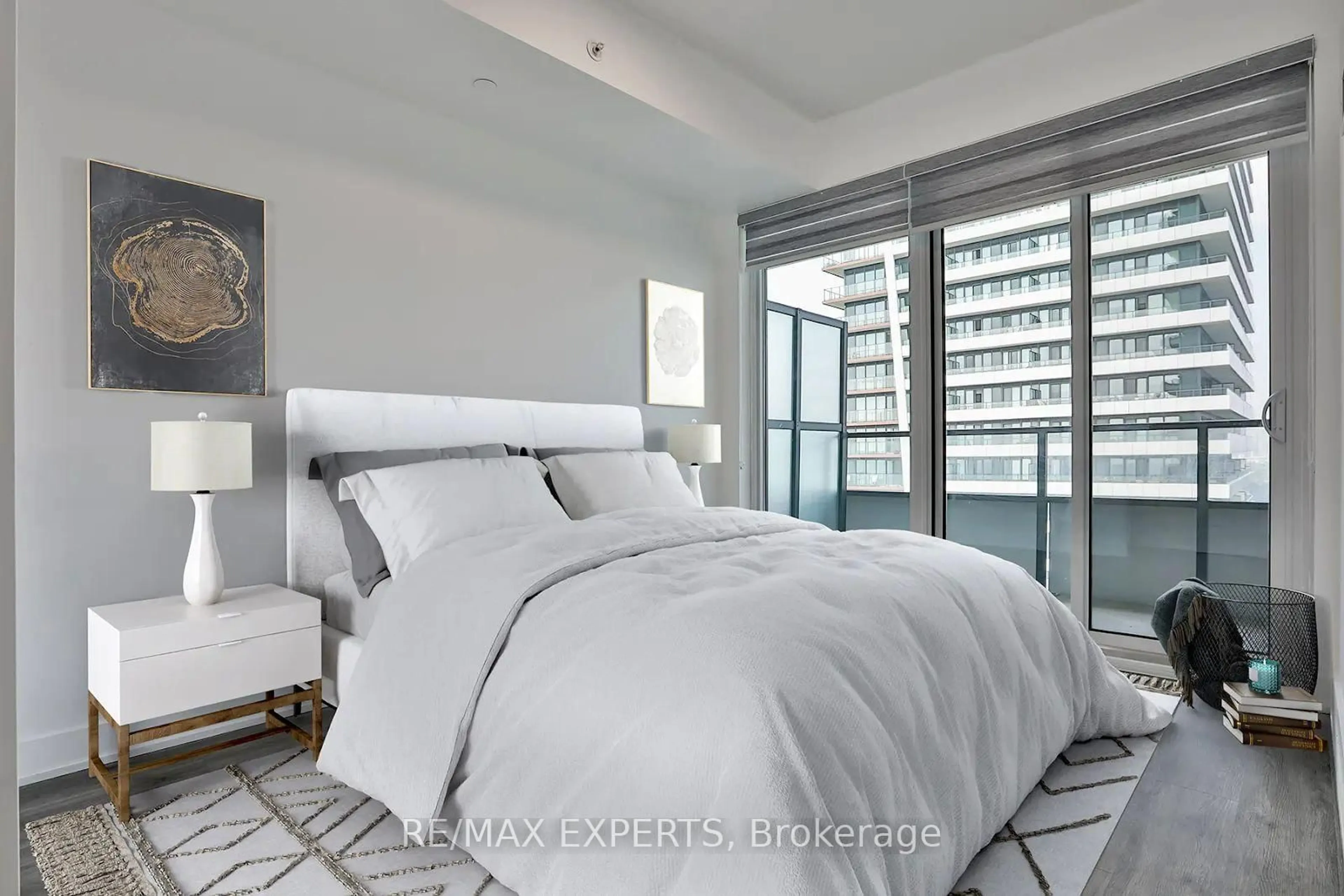 Bedroom with bed, unknown for 20 Shore Breeze Dr #3703, Toronto Ontario M8V 0C7