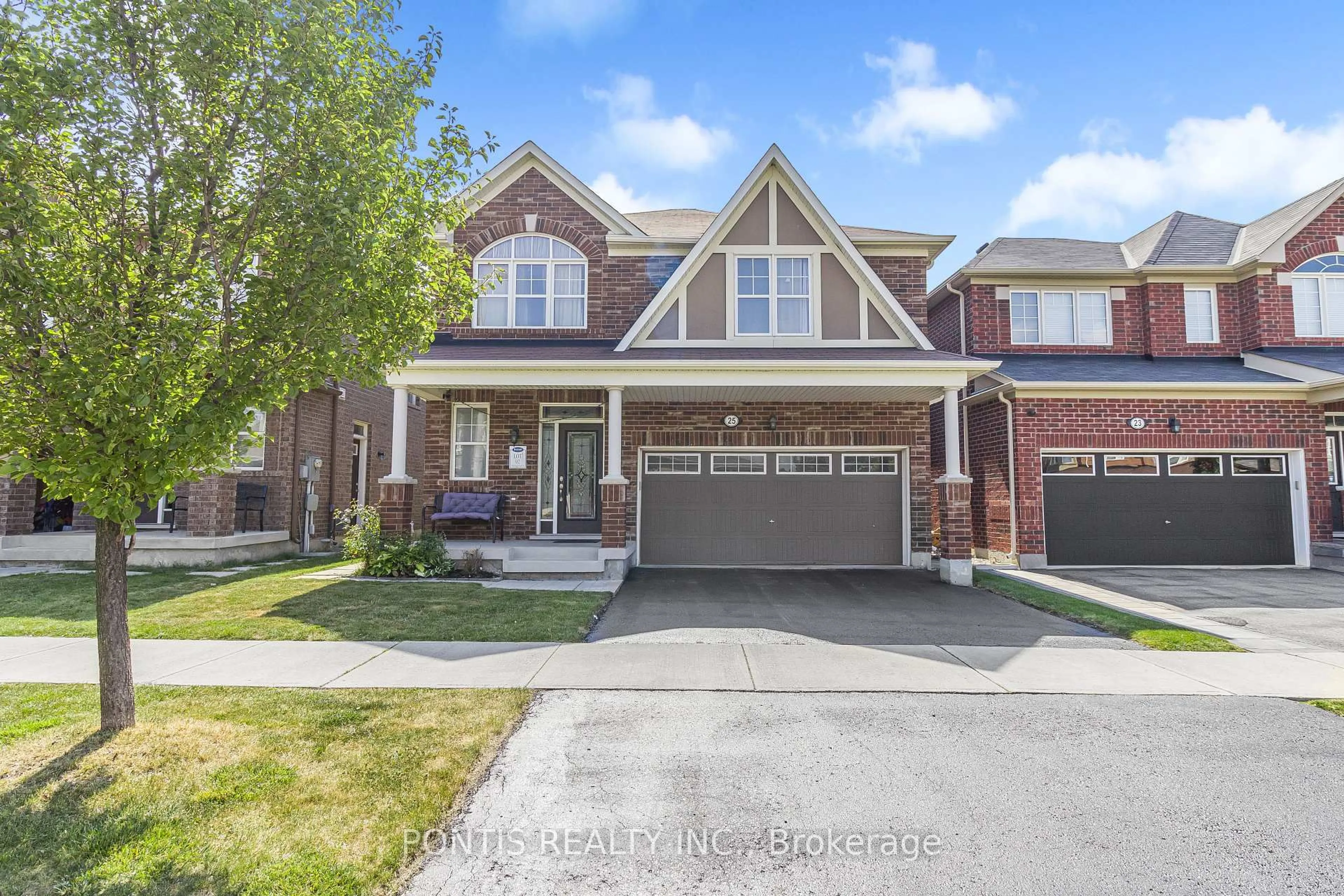 Home with brick exterior material, street for 25 FRANCIS LUNDY St, Brampton Ontario L6Y 5W3