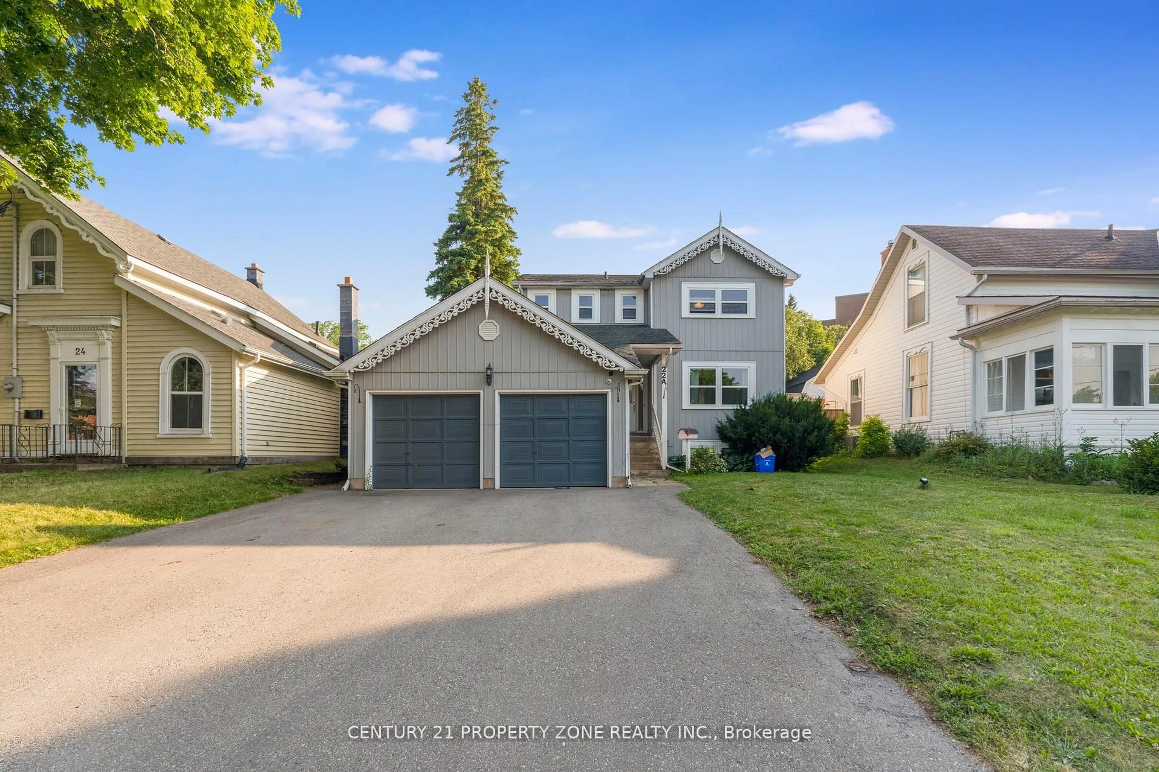 A pic from outside/outdoor area/front of a property/back of a property/a pic from drone, street for 22 A John St, Orangeville Ontario L9W 2P1
