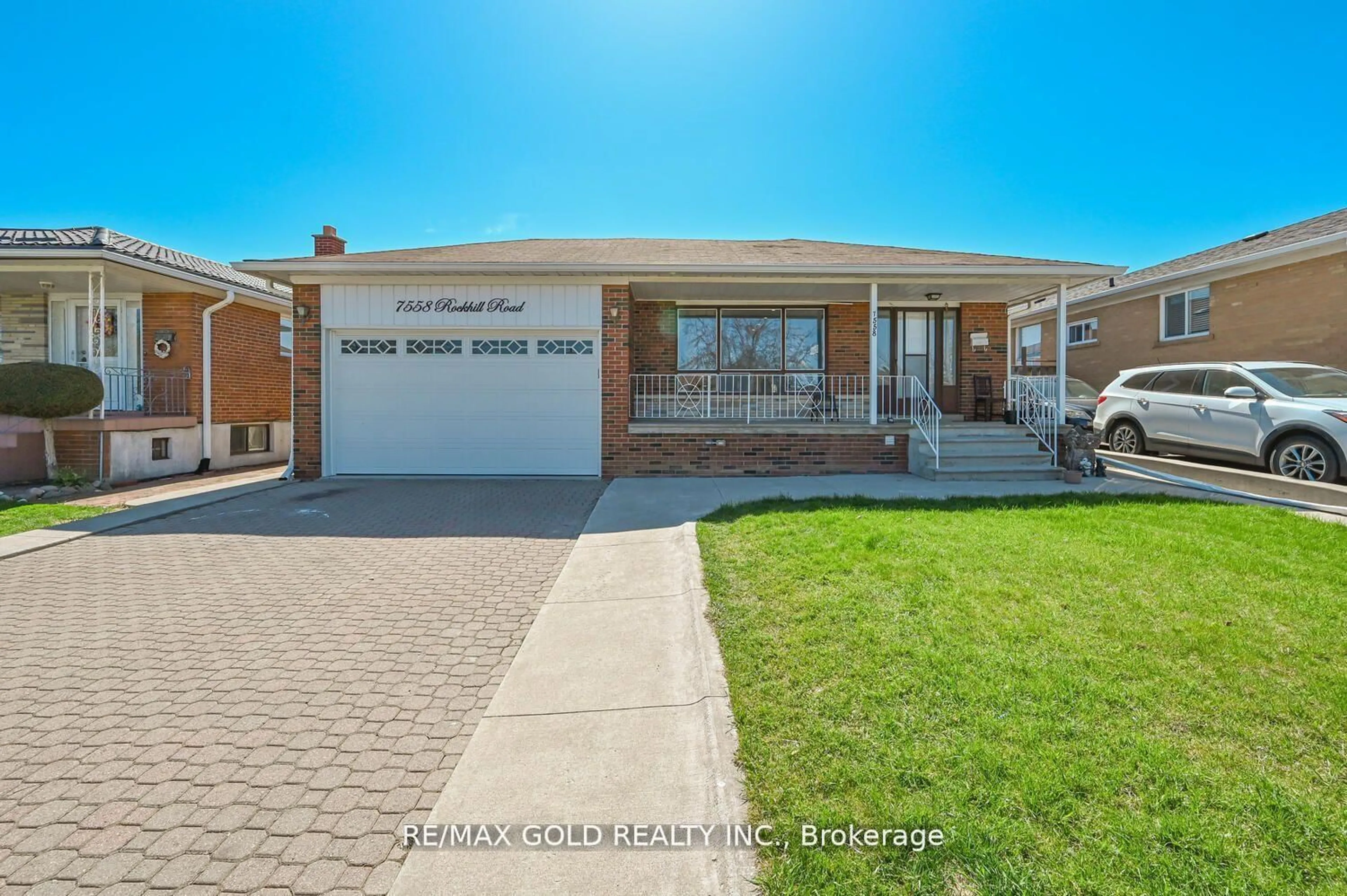 Home with brick exterior material, street for 7558 Rockhill Rd, Mississauga Ontario L4T 2Z7