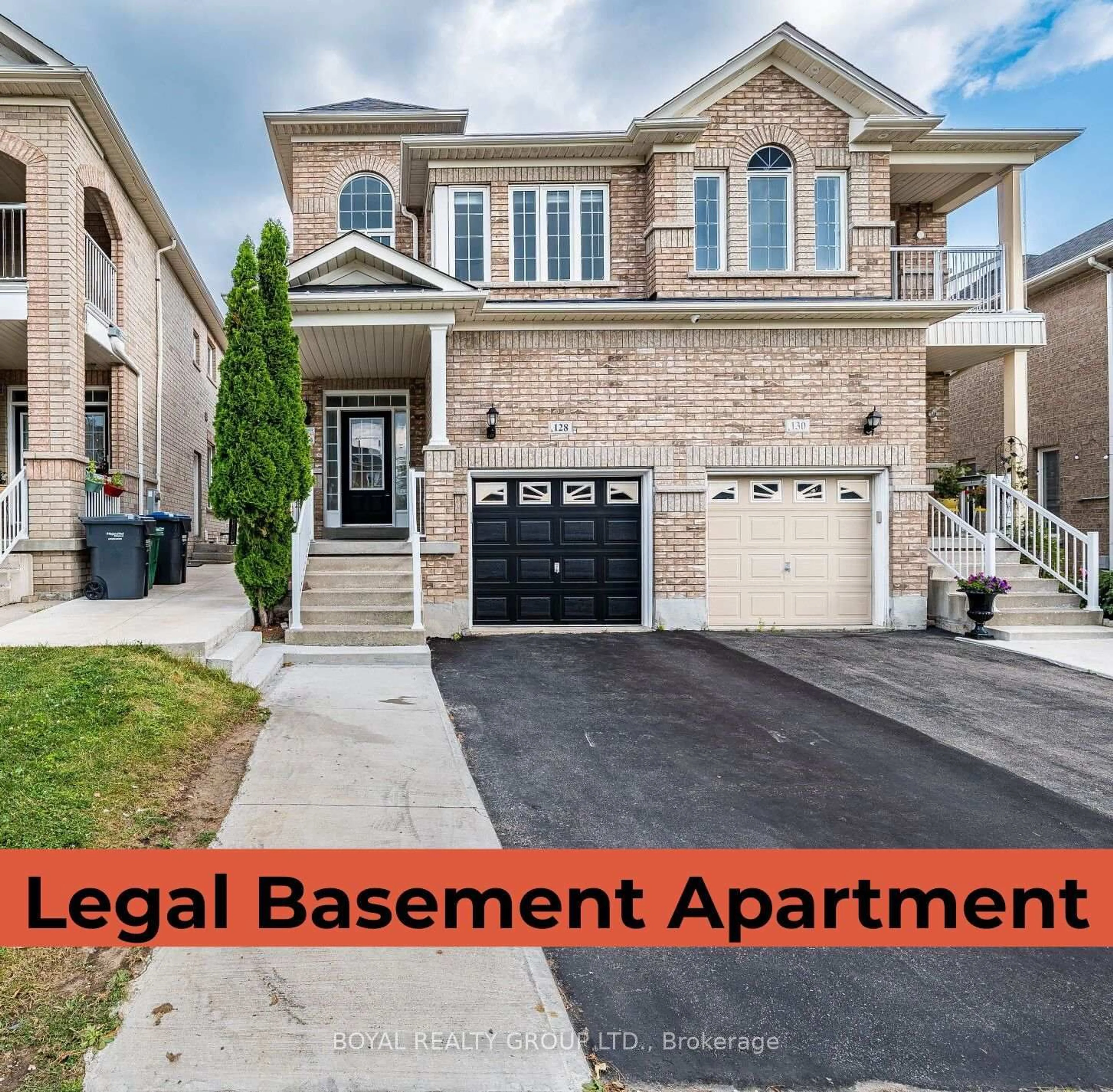 Home with brick exterior material, street for 128 Rocky Point Cres, Brampton Ontario L6V 4S6