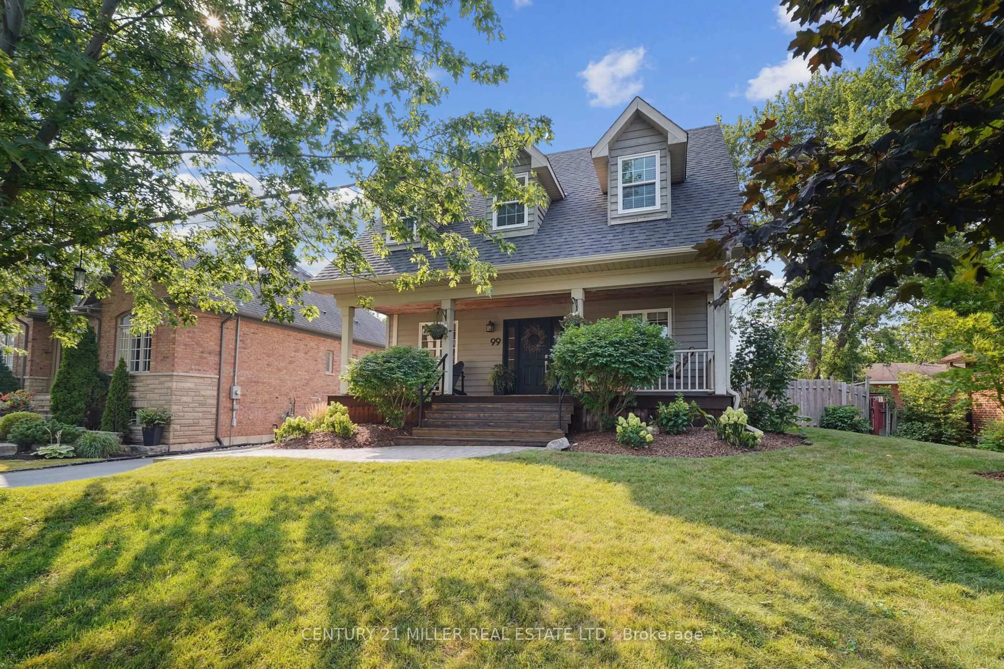 Home with brick exterior material, street for 99 Barton St, Milton Ontario L9T 1C8