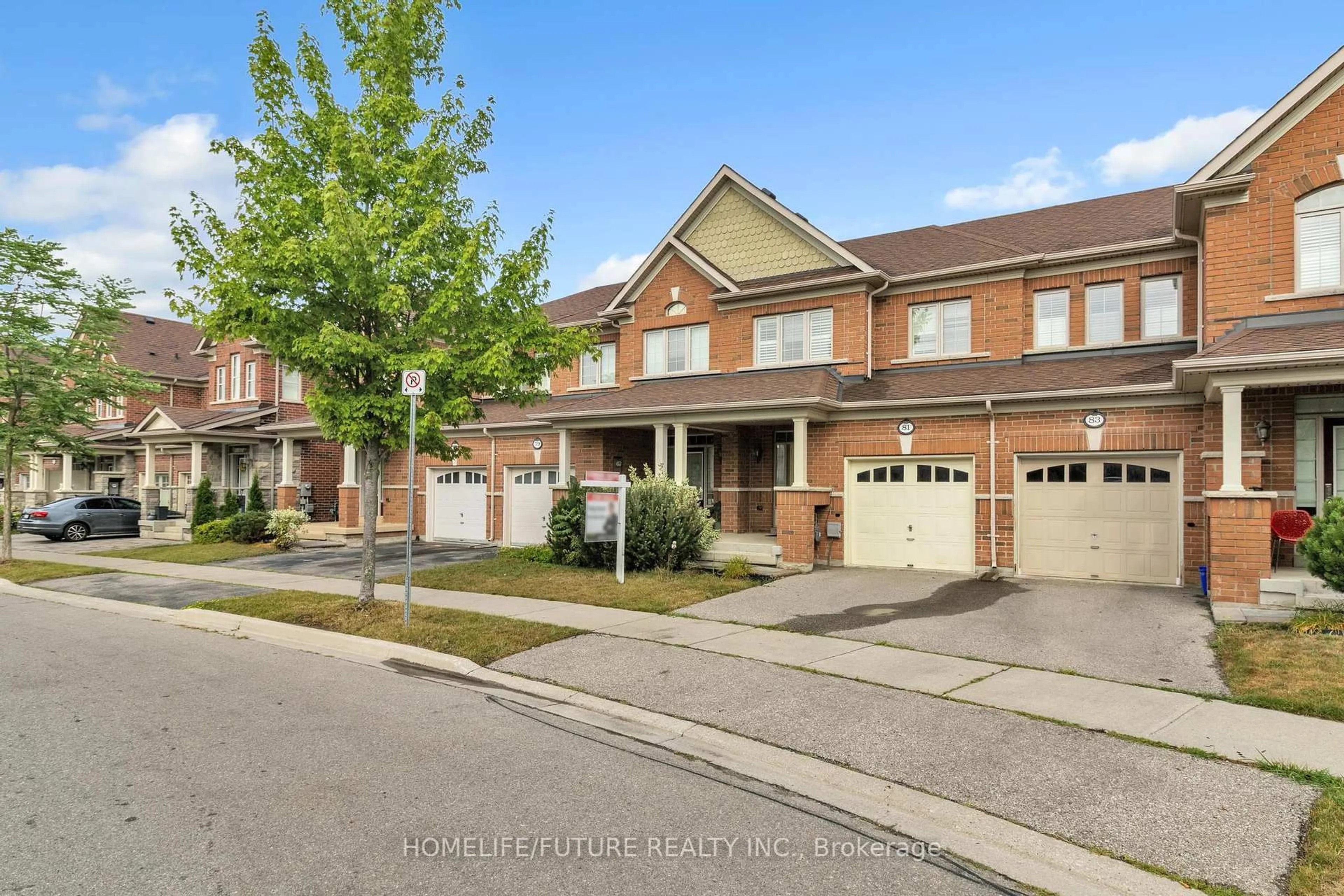 Home with brick exterior material, street for 81 Hanson Cres, Milton Ontario L9T 8L5