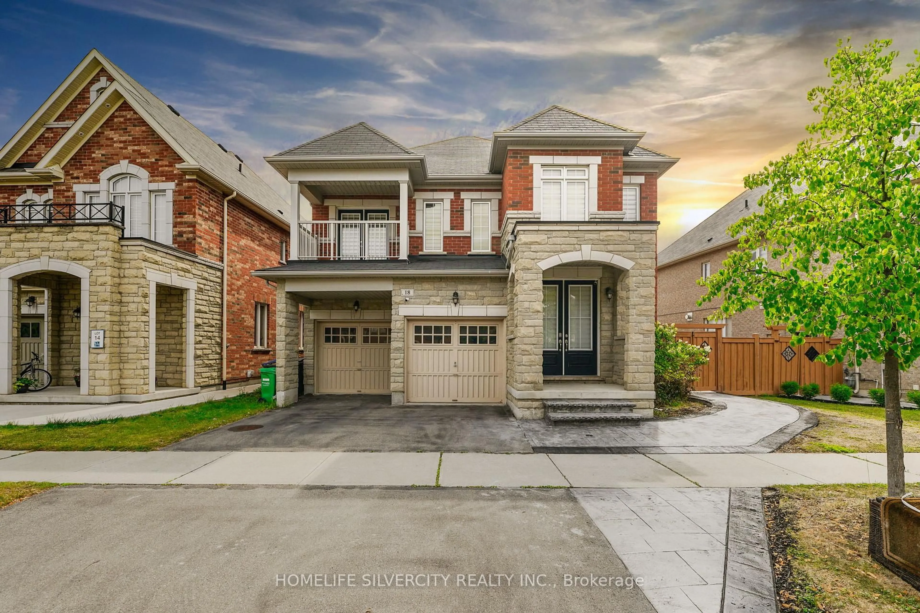 Home with brick exterior material, street for 18 Tysonville Circ, Brampton Ontario L7A 4B5
