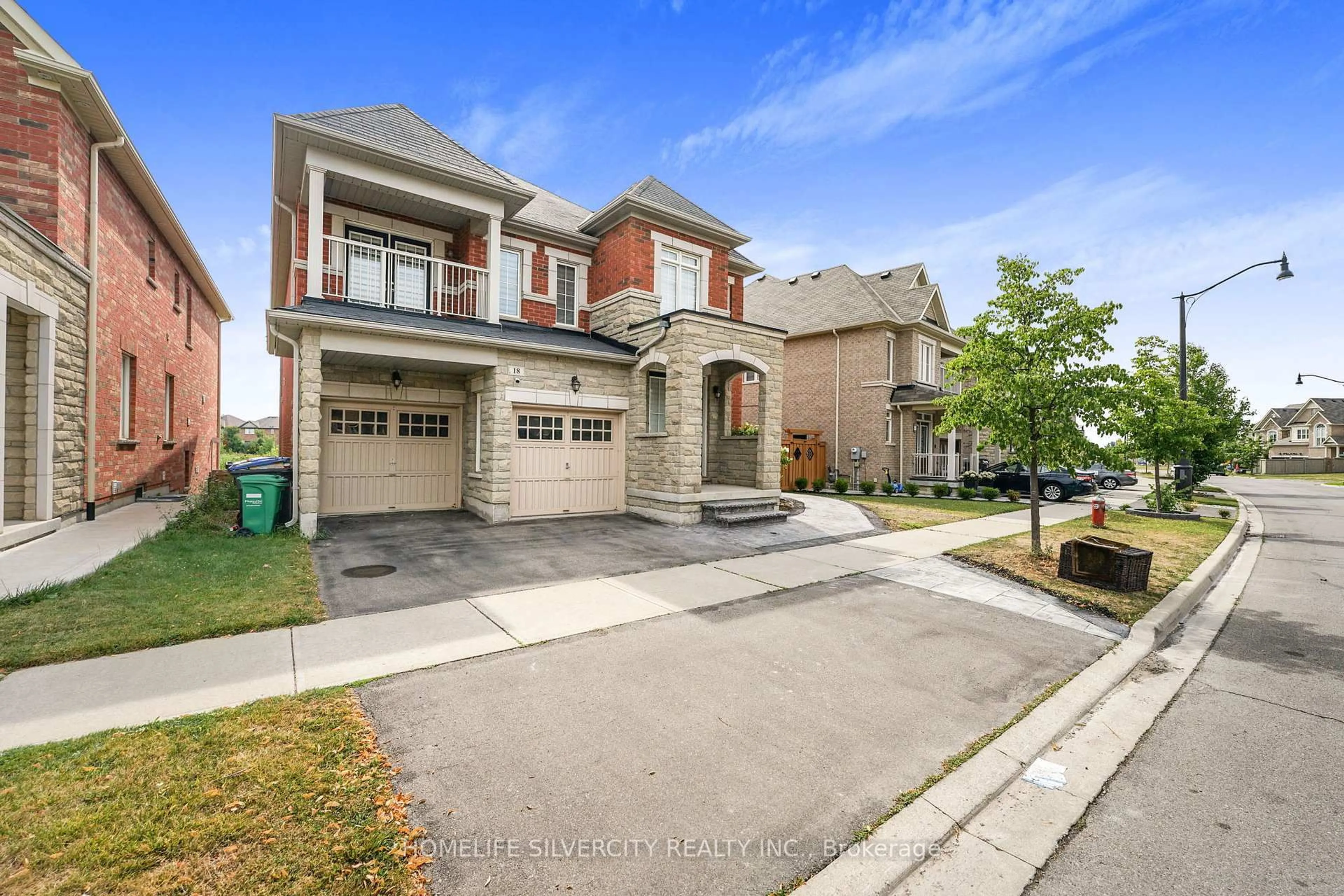 Home with brick exterior material, street for 18 Tysonville Circ, Brampton Ontario L7A 4B5