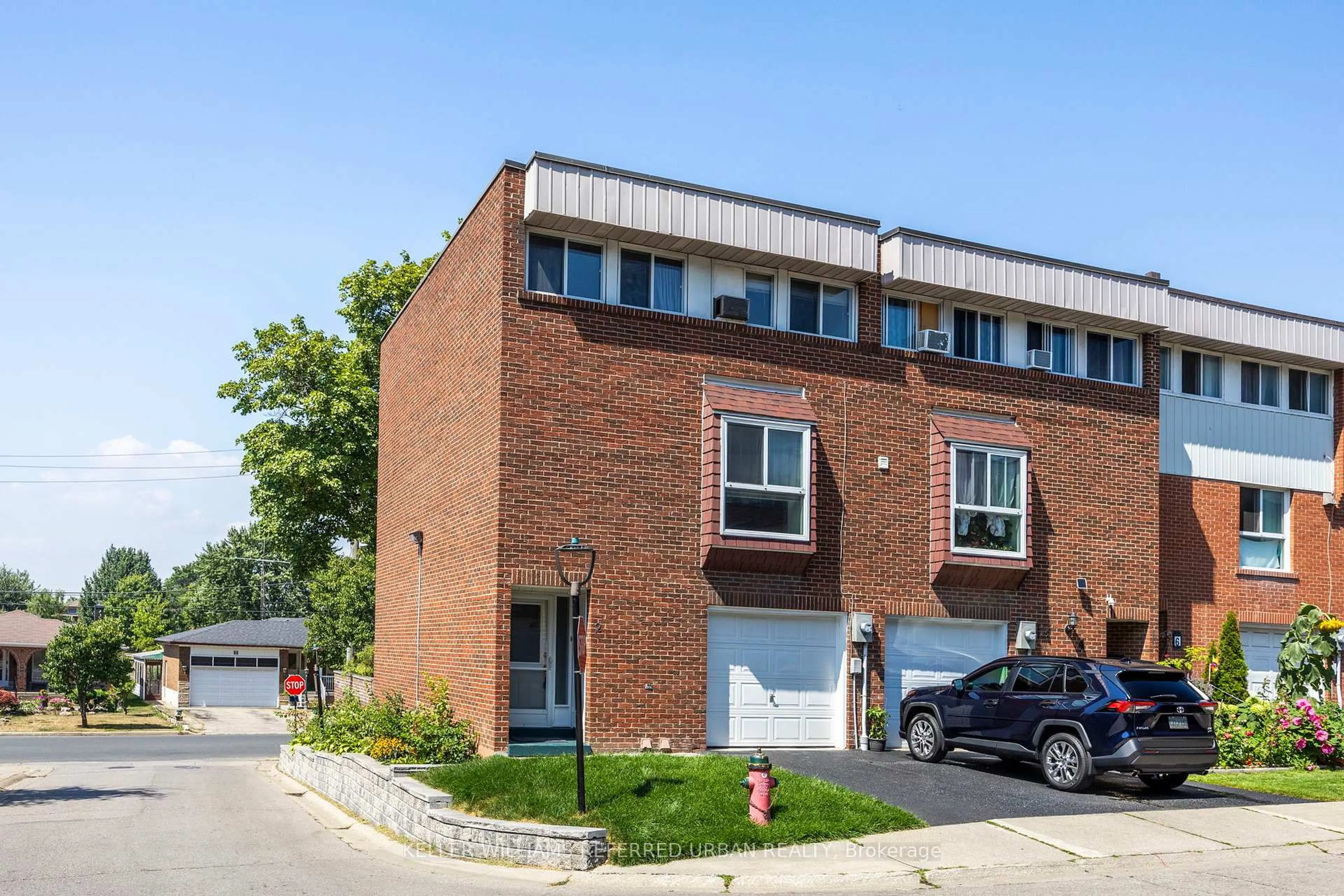 Home with brick exterior material, street for 2 Sebastian Cabot Way, Toronto Ontario M3N 2T3