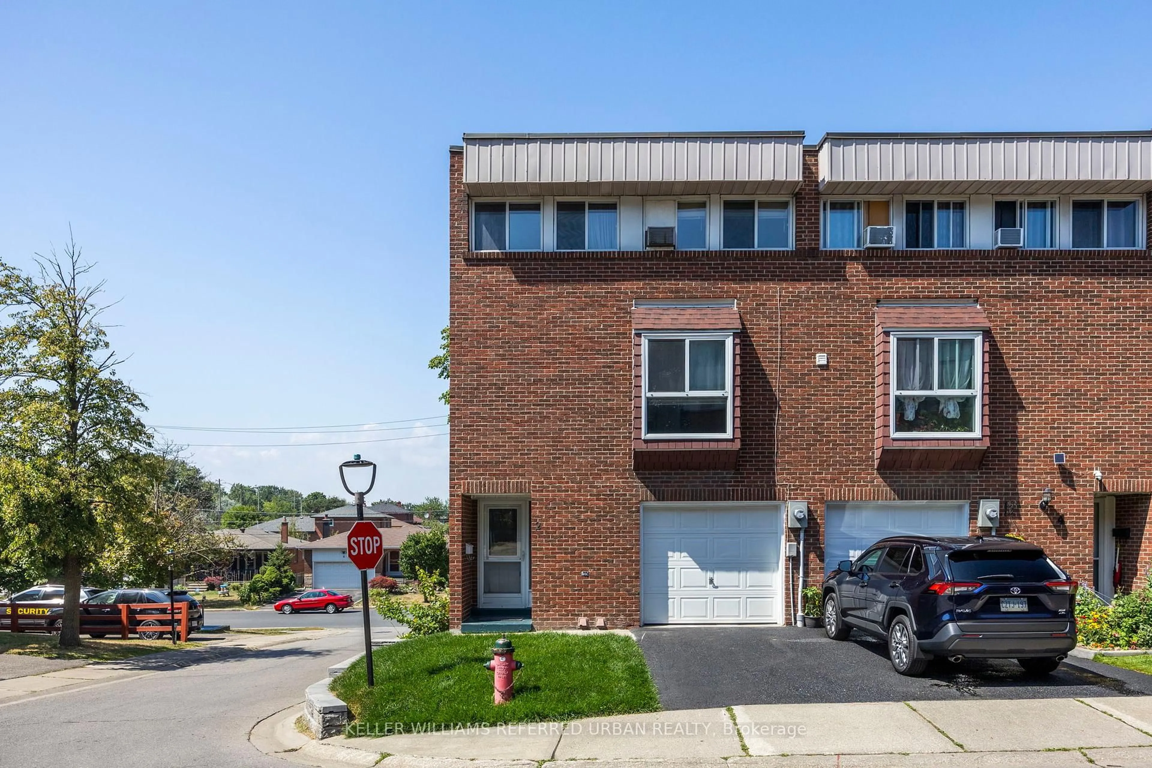 Home with brick exterior material, street for 2 Sebastian Cabot Way, Toronto Ontario M3N 2T3