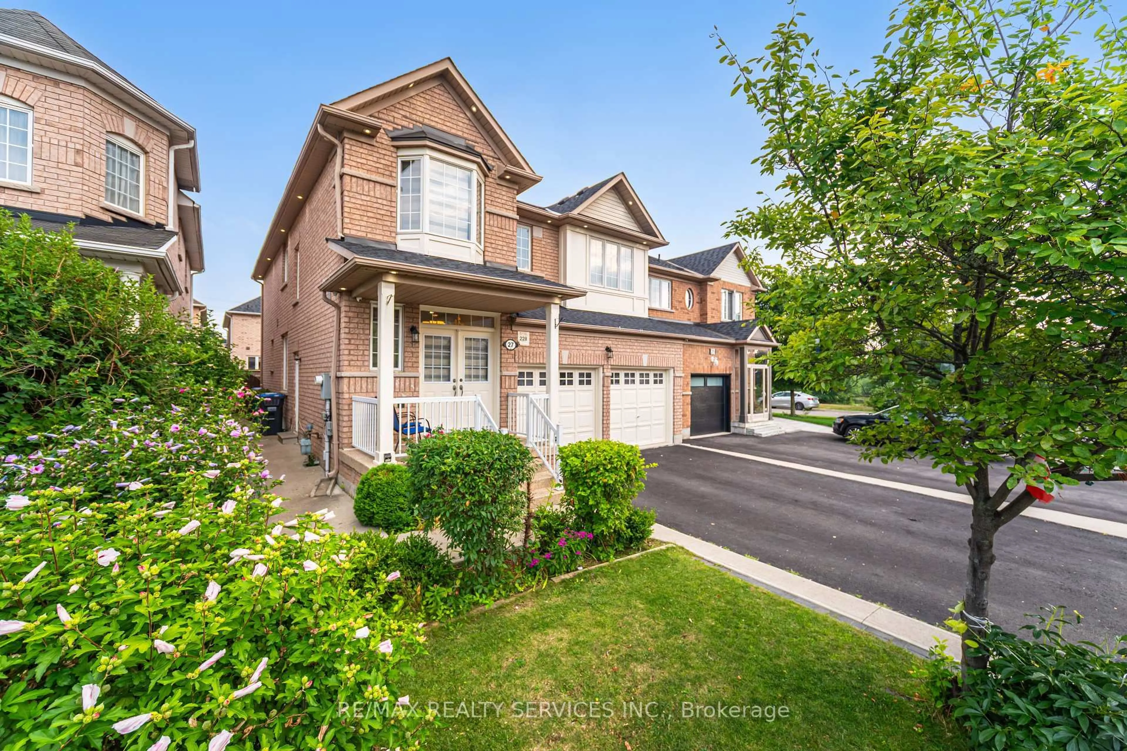 Home with brick exterior material, street for 27 Hardgate Cres, Brampton Ontario L7A 3V7
