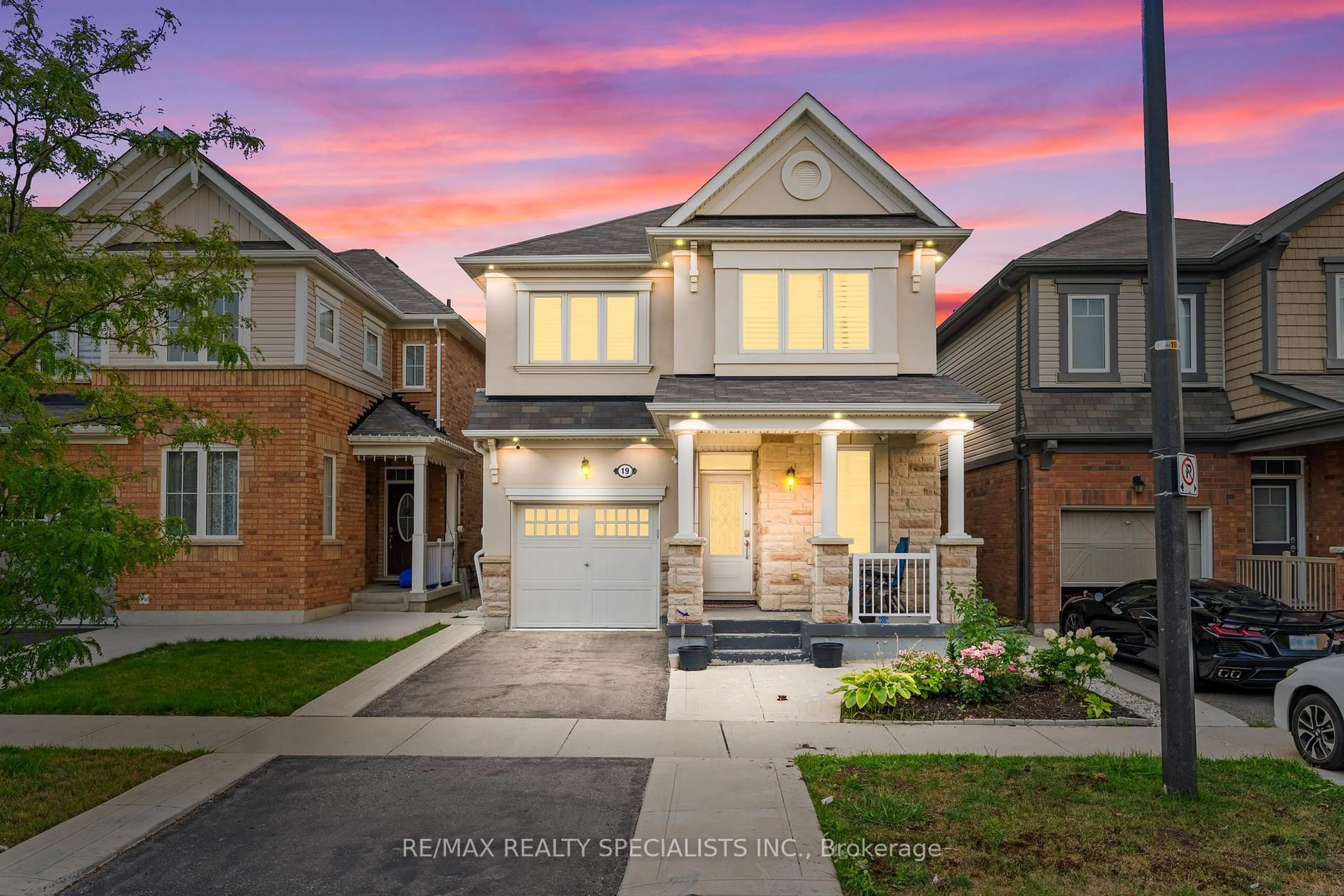 Home with brick exterior material, street for 19 Troyer St, Brampton Ontario L7A 4T4