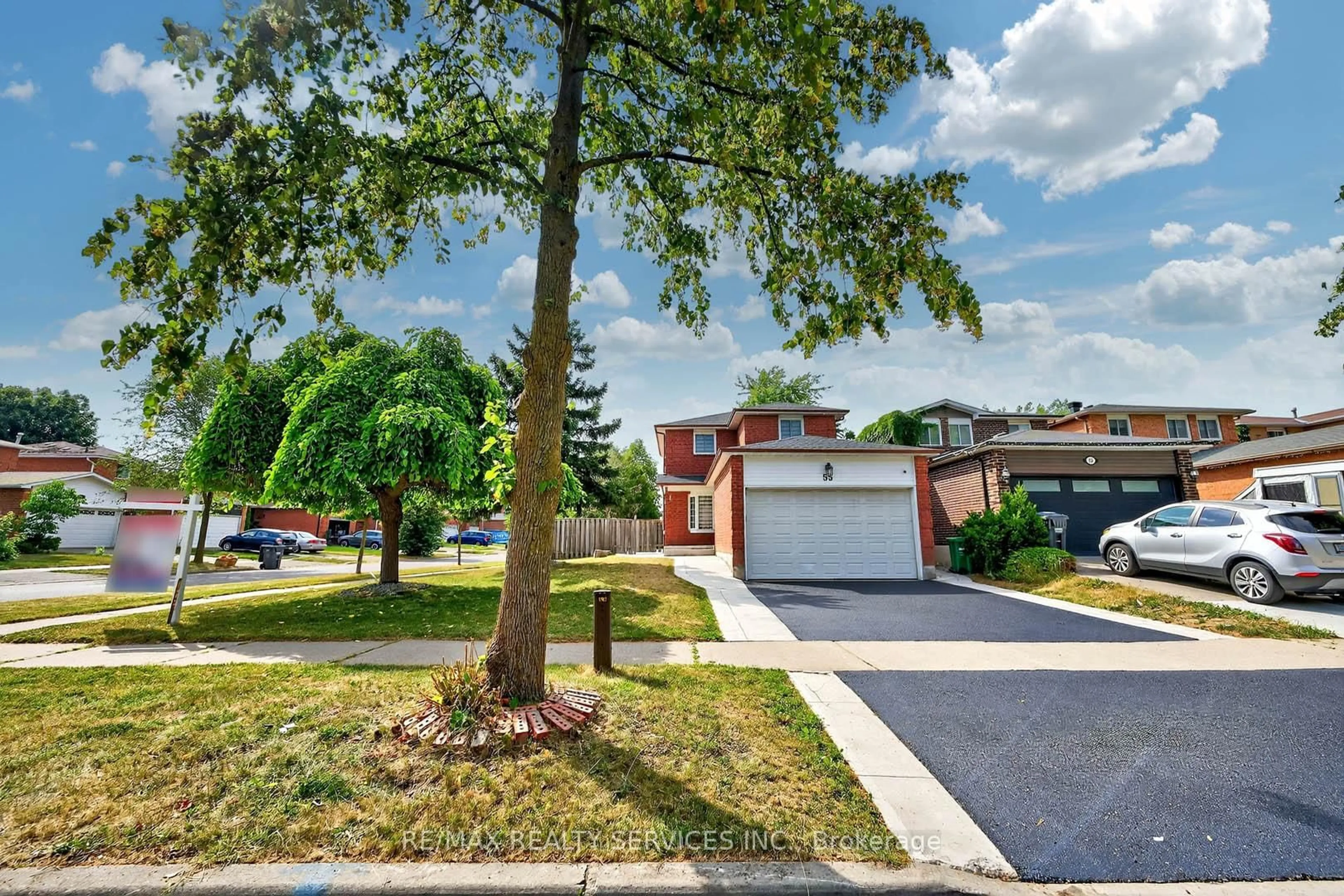 Home with brick exterior material, street for 55 Mcgraw Ave, Brampton Ontario L6X 3M5
