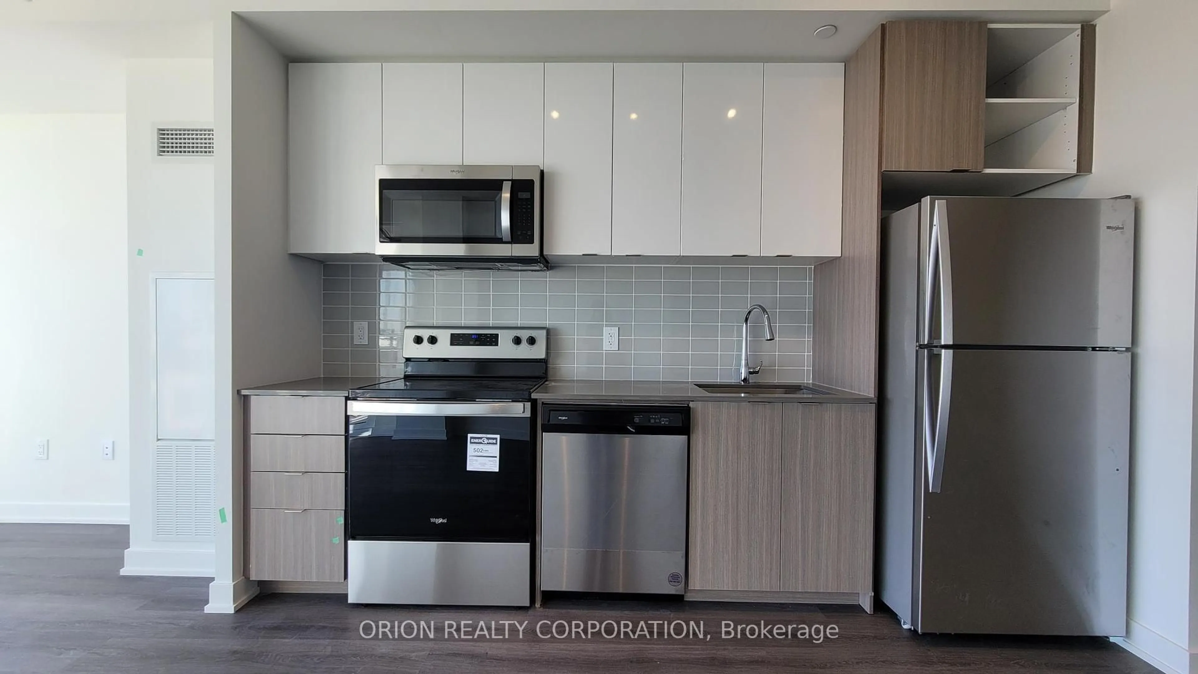 Standard kitchen, unknown for 859 The Queensway #613, Toronto Ontario M8Z 1N8