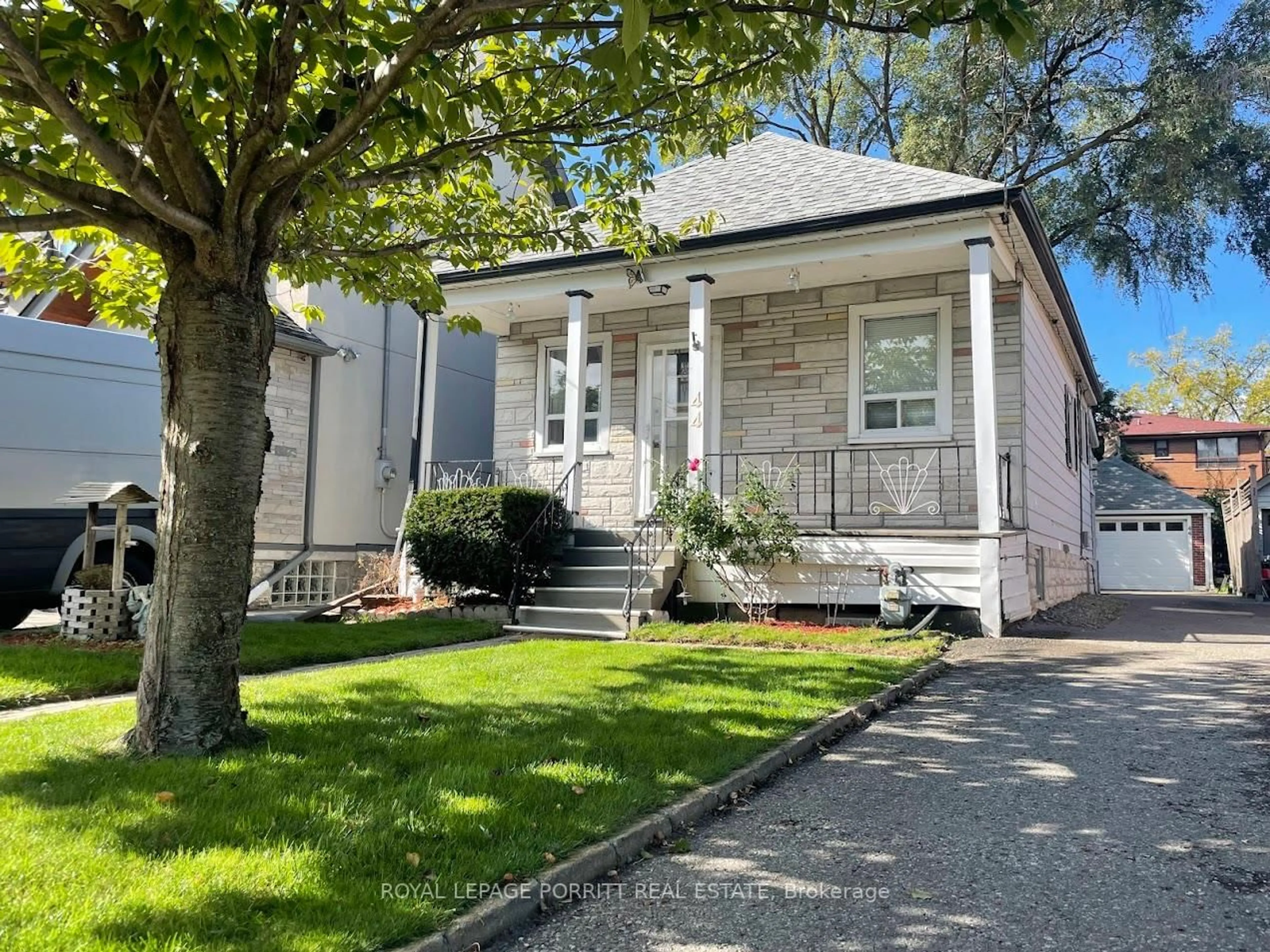 Home with vinyl exterior material, street for 44 Twentieth St, Toronto Ontario M8V 3L6