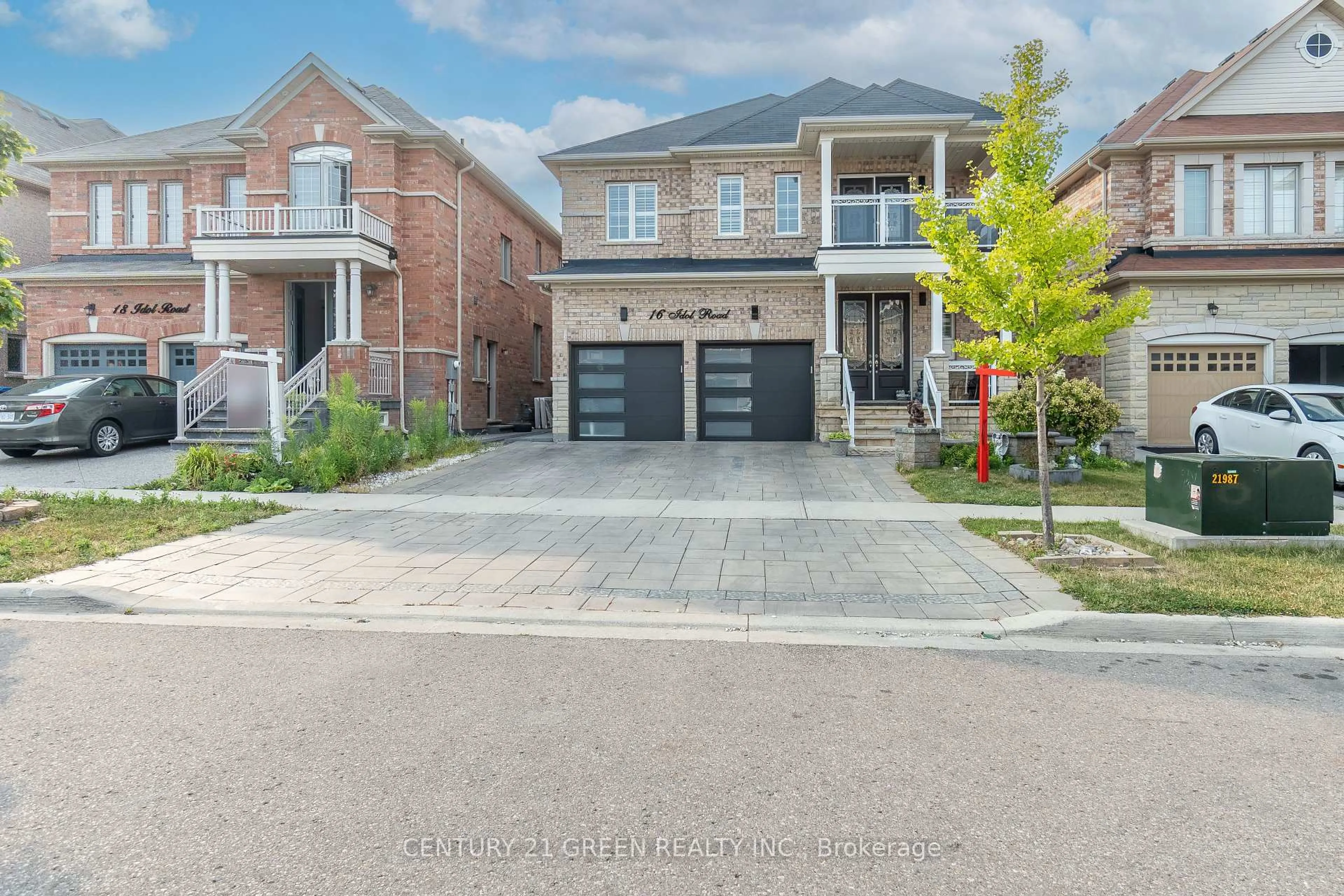 Home with brick exterior material, street for 16 Idol Rd, Brampton Ontario L6X 0Y9