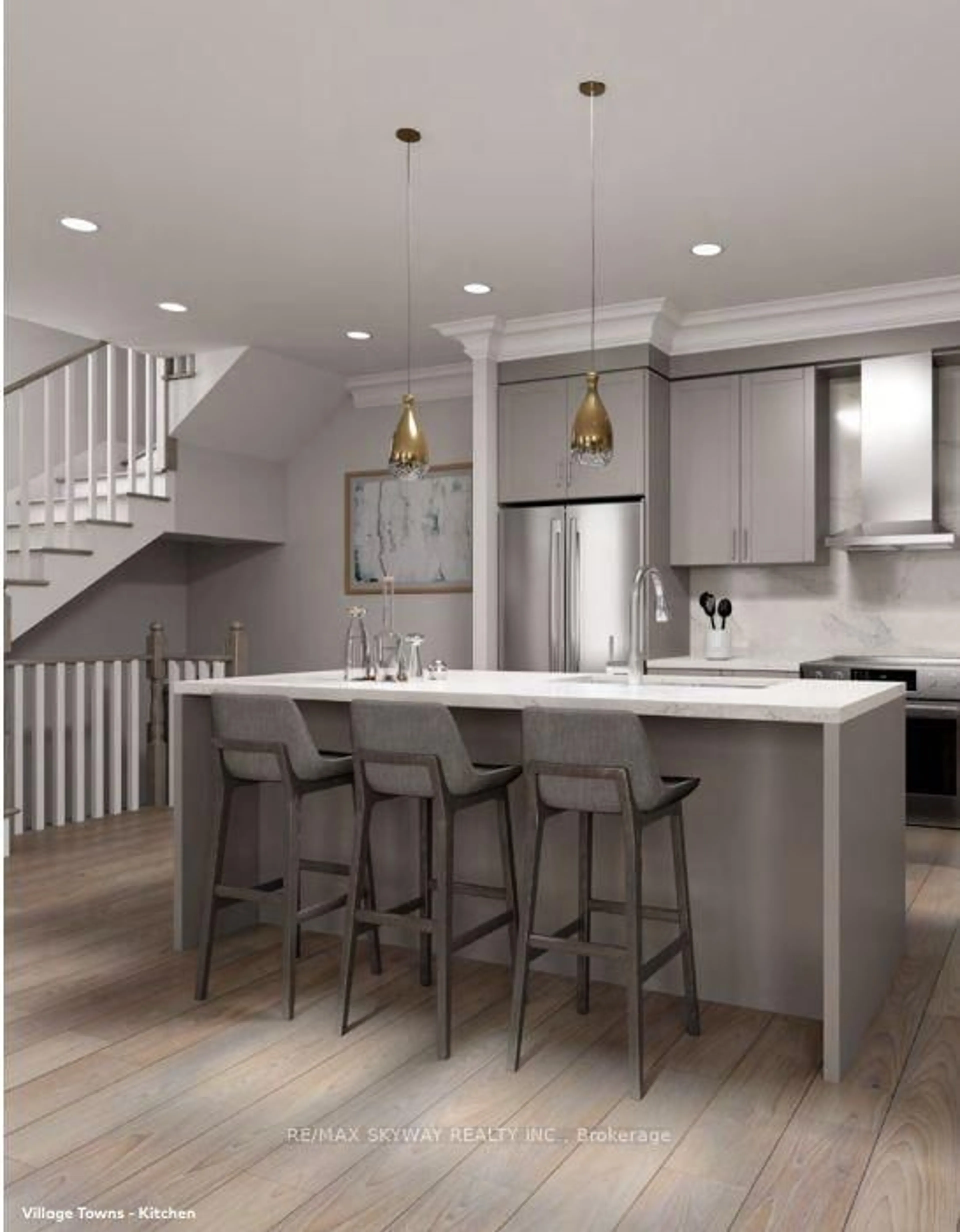 Open concept kitchen, unknown for 26 Springdale Ave, Caledon Ontario L7C 4L4