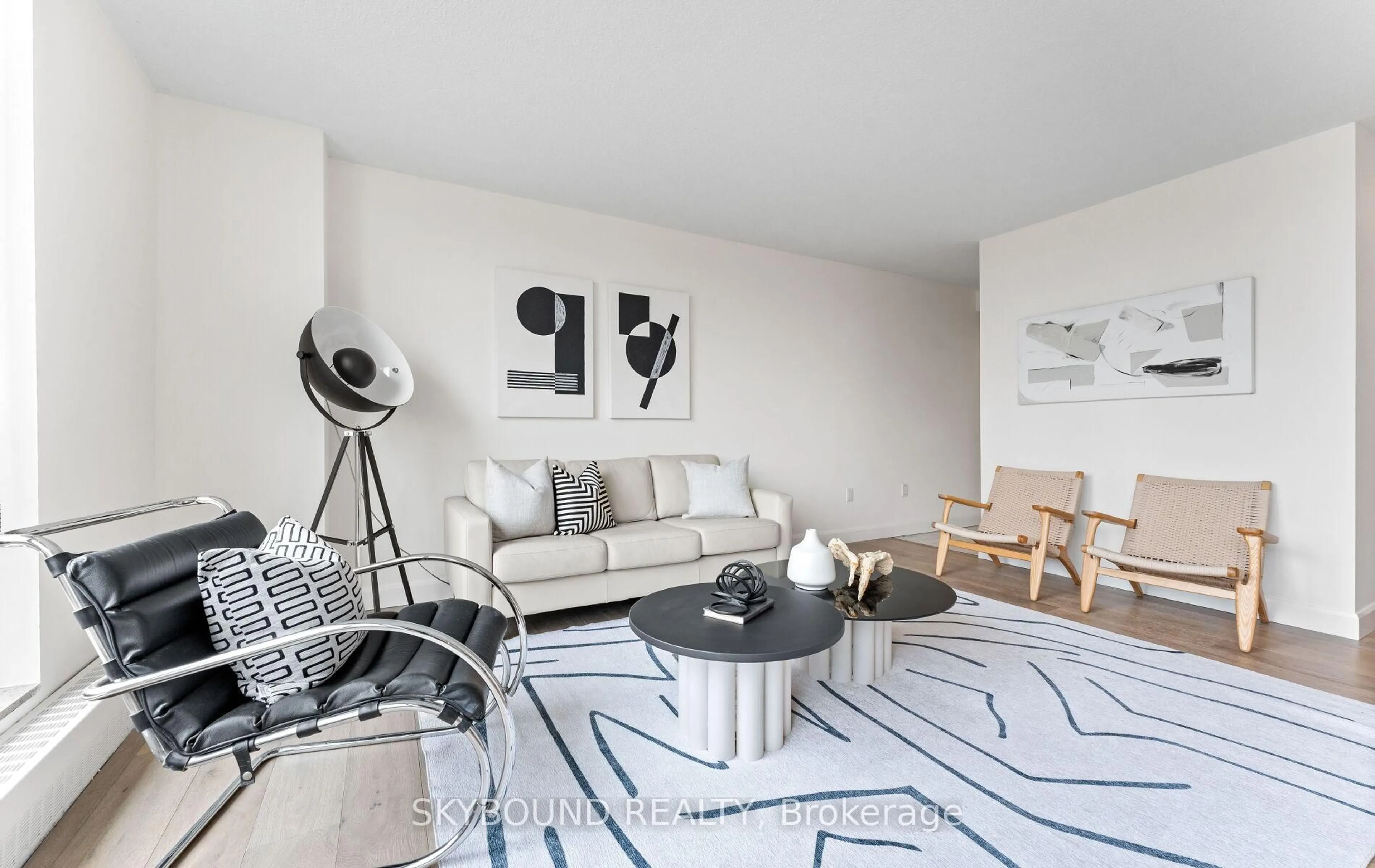 Living room with furniture, unknown for 60 Southport St #414, Toronto Ontario M6S 3N4