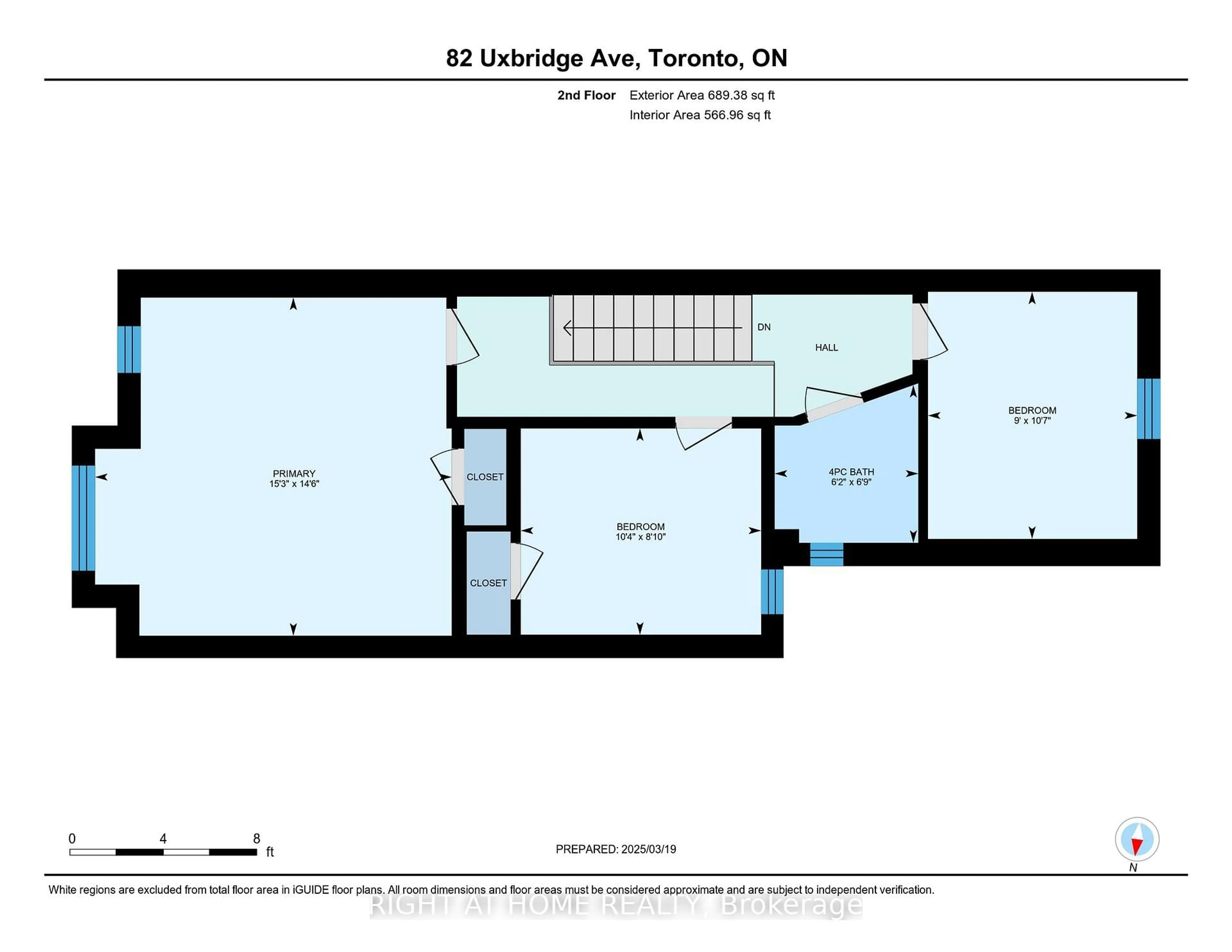 Floor plan for 82 Uxbridge Ave, Toronto Ontario M6N 2Y2
