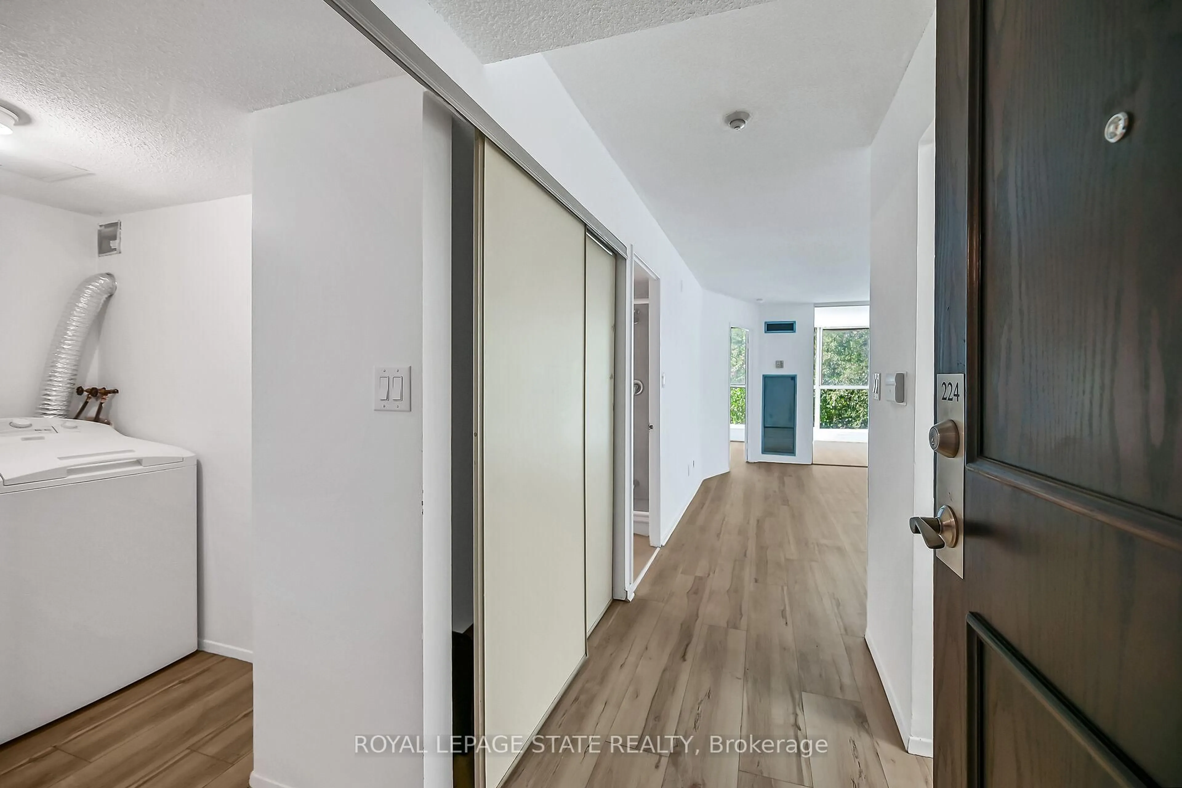 Indoor entryway for 22 Southport St #224, Toronto Ontario M6S 4Y9
