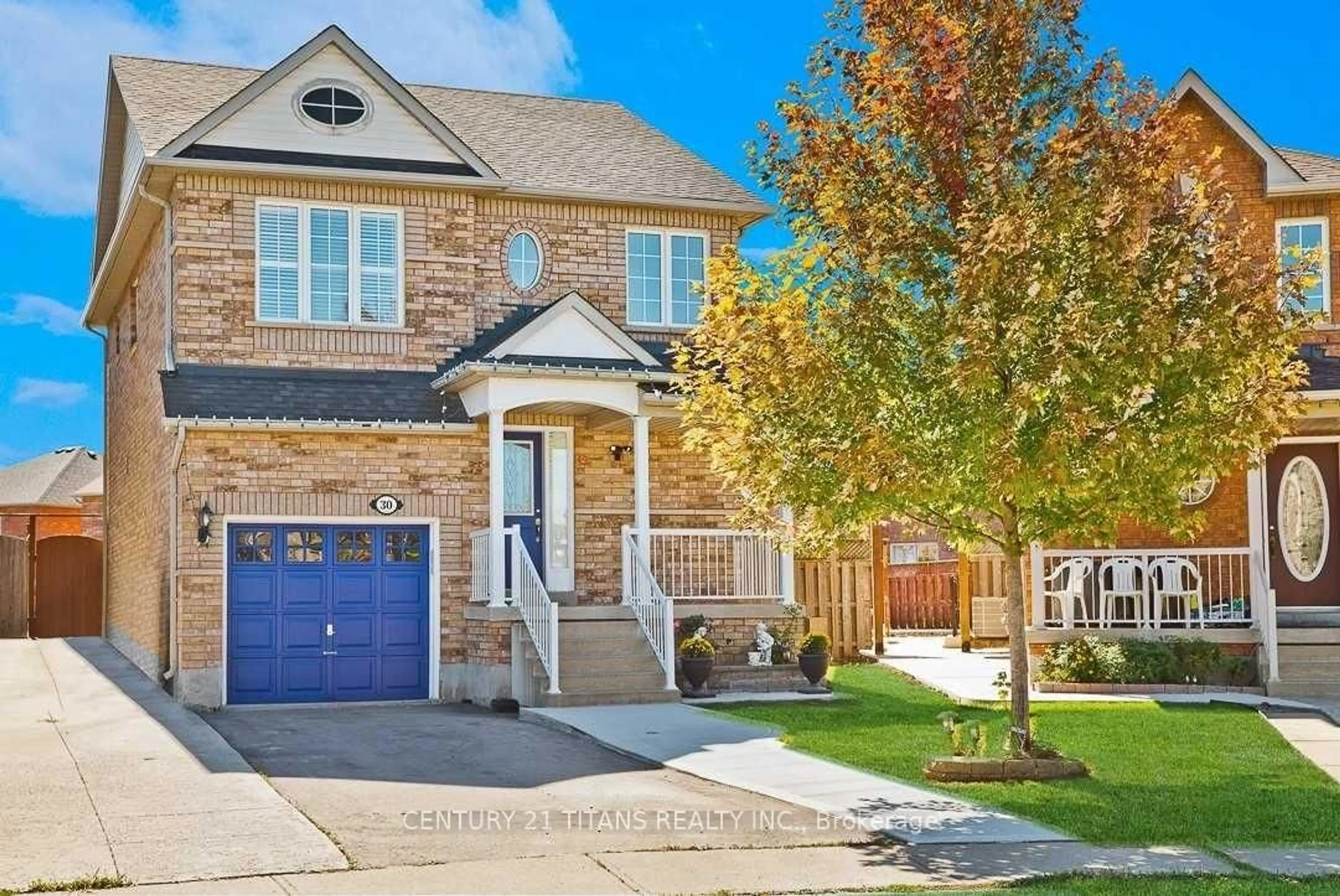 Home with brick exterior material, street for 30 Trevino Cres, Brampton Ontario L6P 1L9