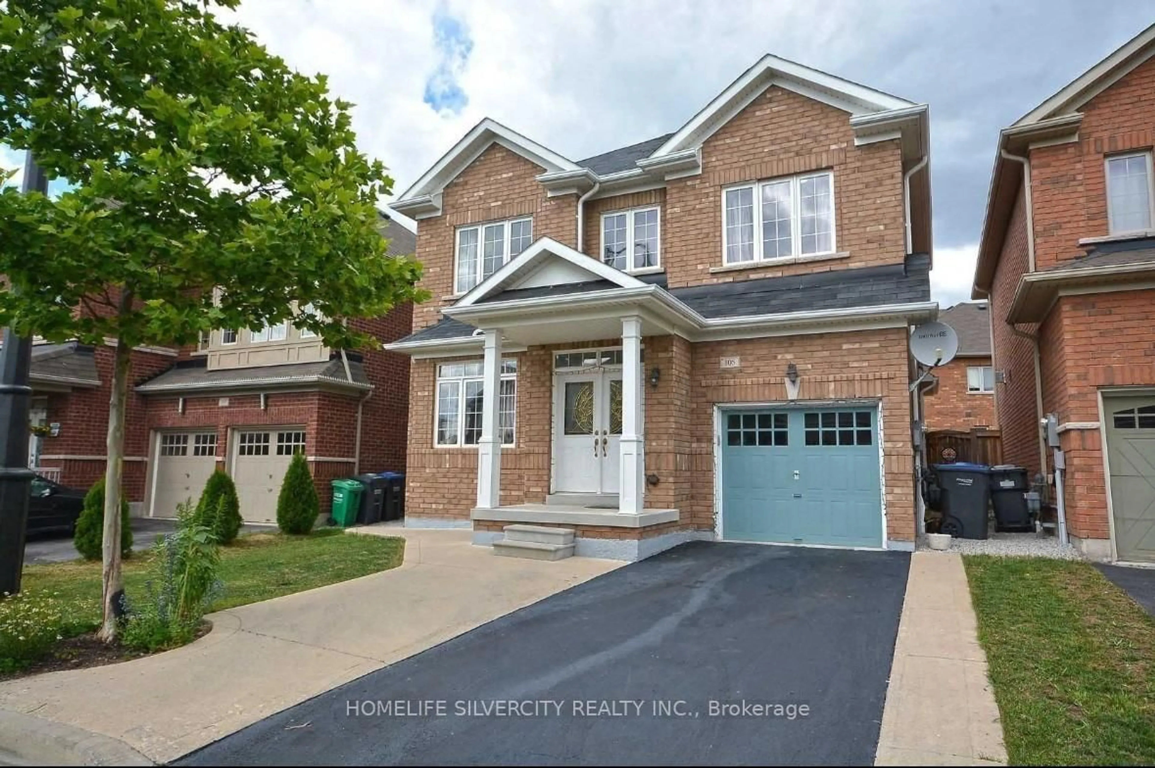 Home with brick exterior material, street for 105 Aylesbury Dr, Brampton Ontario L7A 0W6