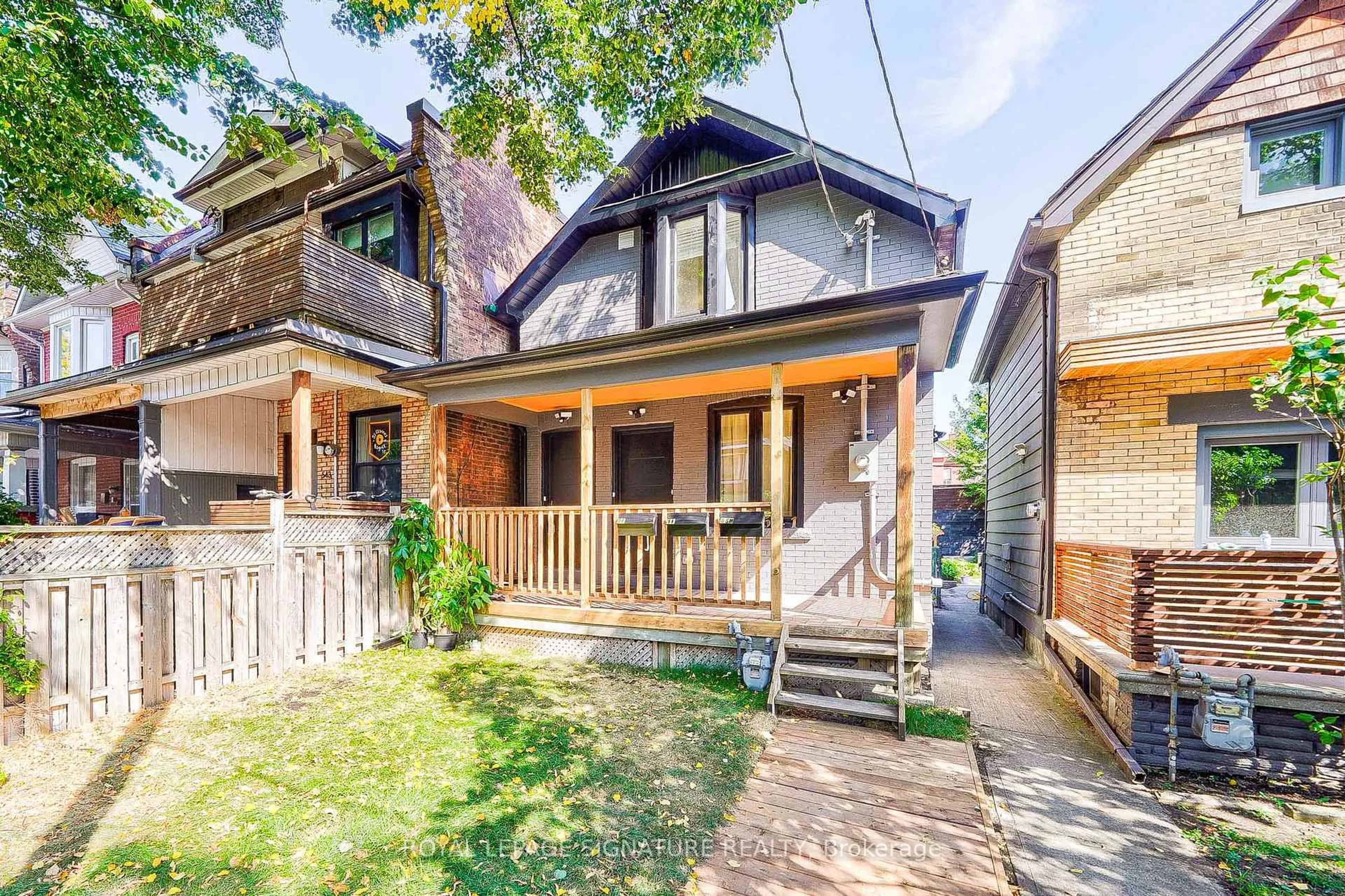 Home with brick exterior material, street for 541 St Clarens Ave, Toronto Ontario M6H 3W6