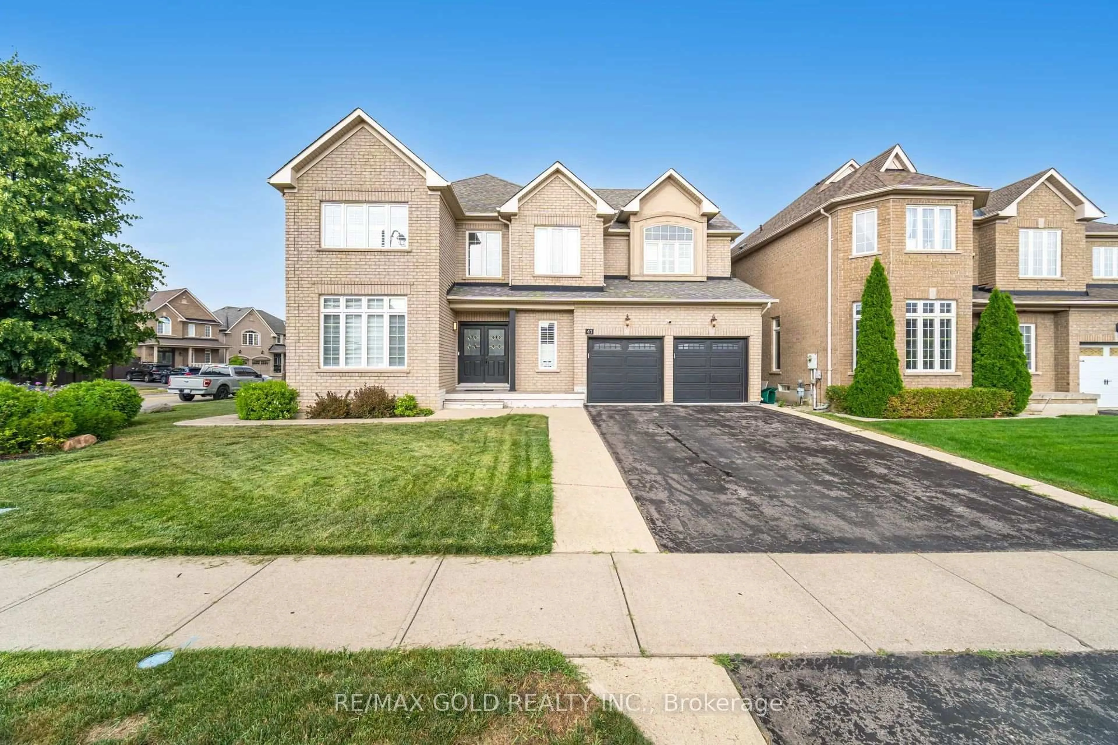 Home with brick exterior material, street for 41 Leparc Rd, Brampton Ontario L6P 2W8