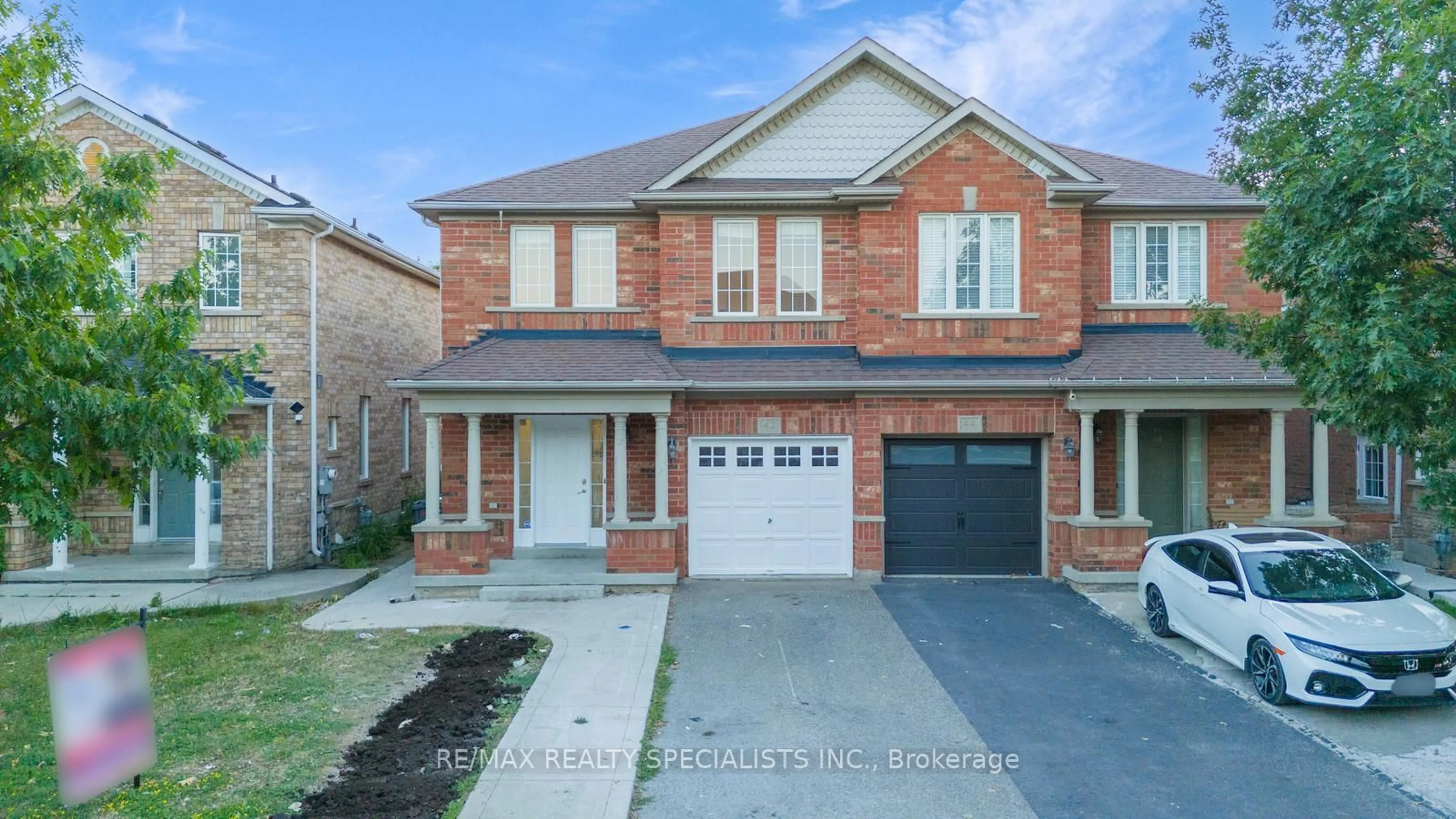 Home with brick exterior material, street for 42 Trumpet Valley Blvd, Brampton Ontario L7A 3N8