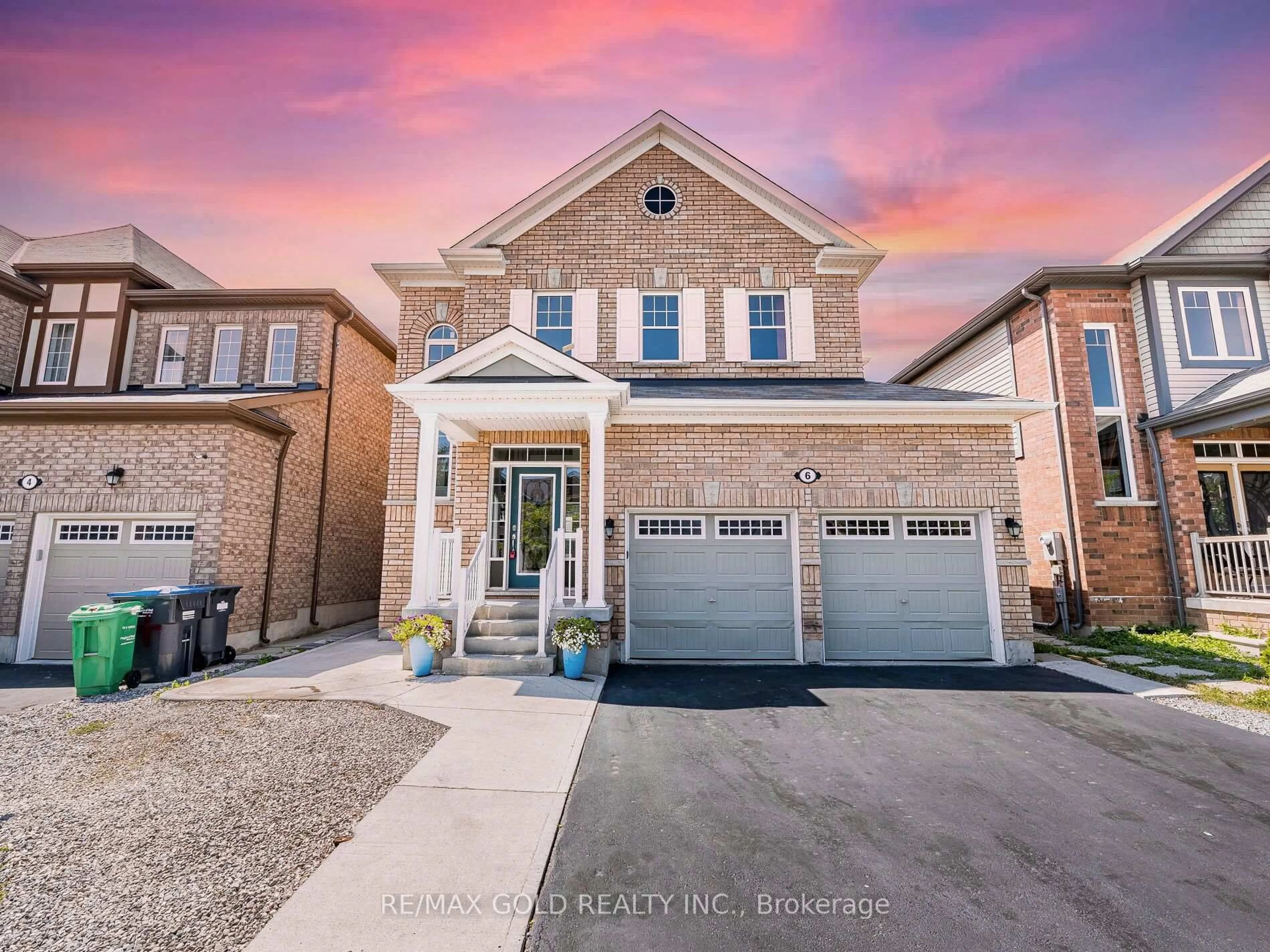Home with brick exterior material, street for 6 Feeder St, Brampton Ontario L7A 4T8