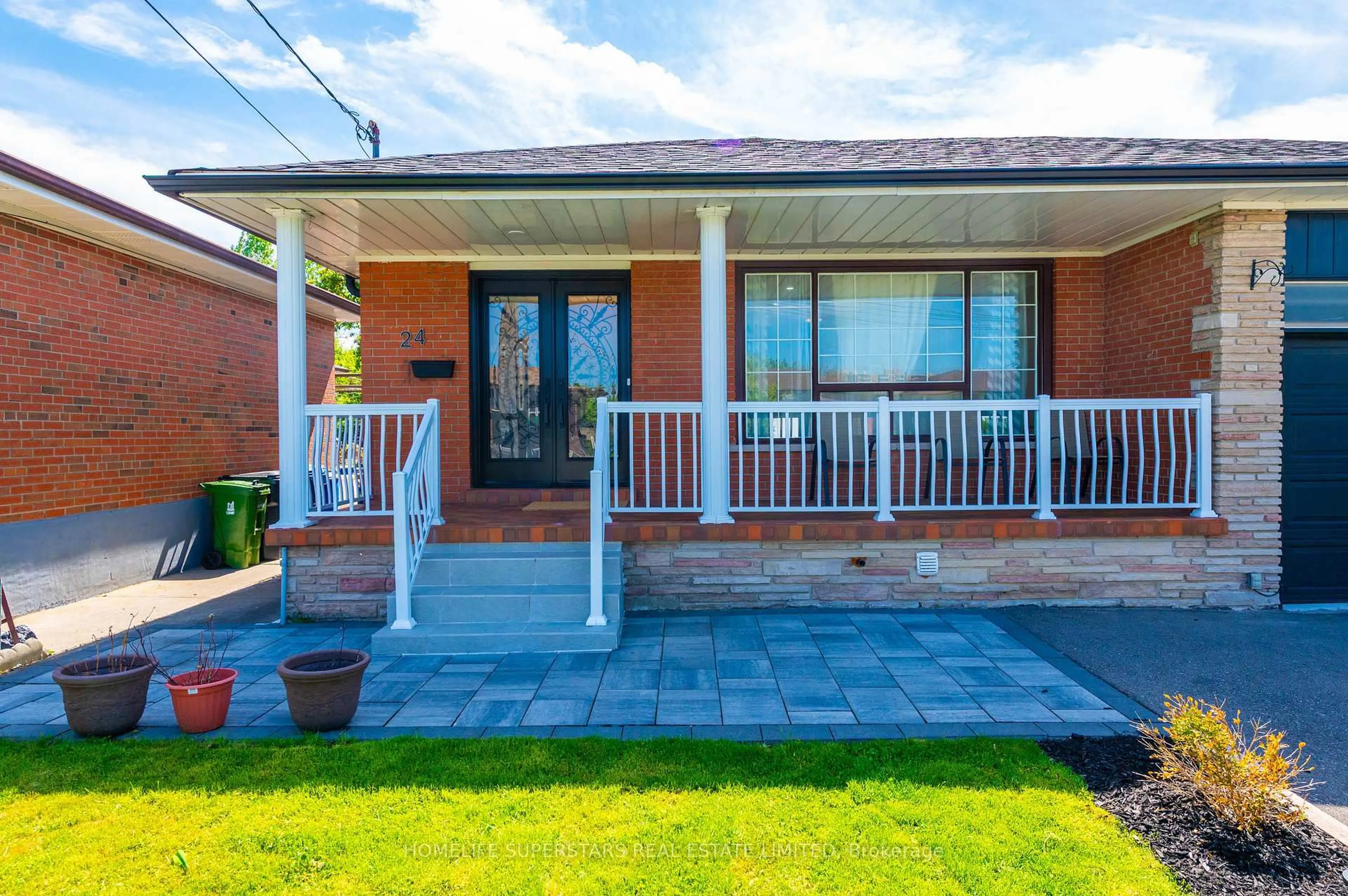 Home with brick exterior material, street for 24 Archway Cres, Toronto Ontario M9M 1V6