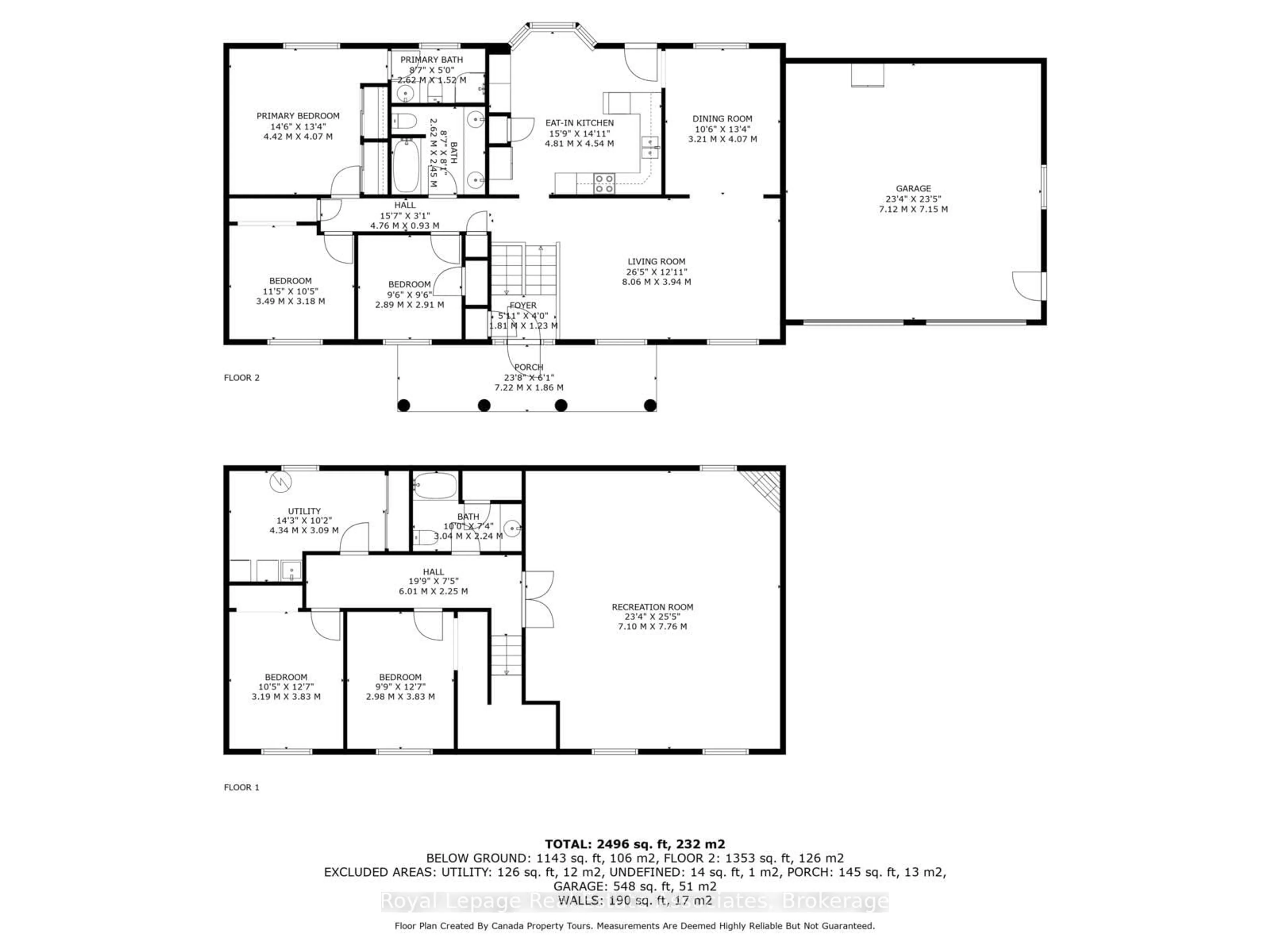 Floor plan for 13318 10 Sdrd, Halton Hills Ontario L7G 4S5