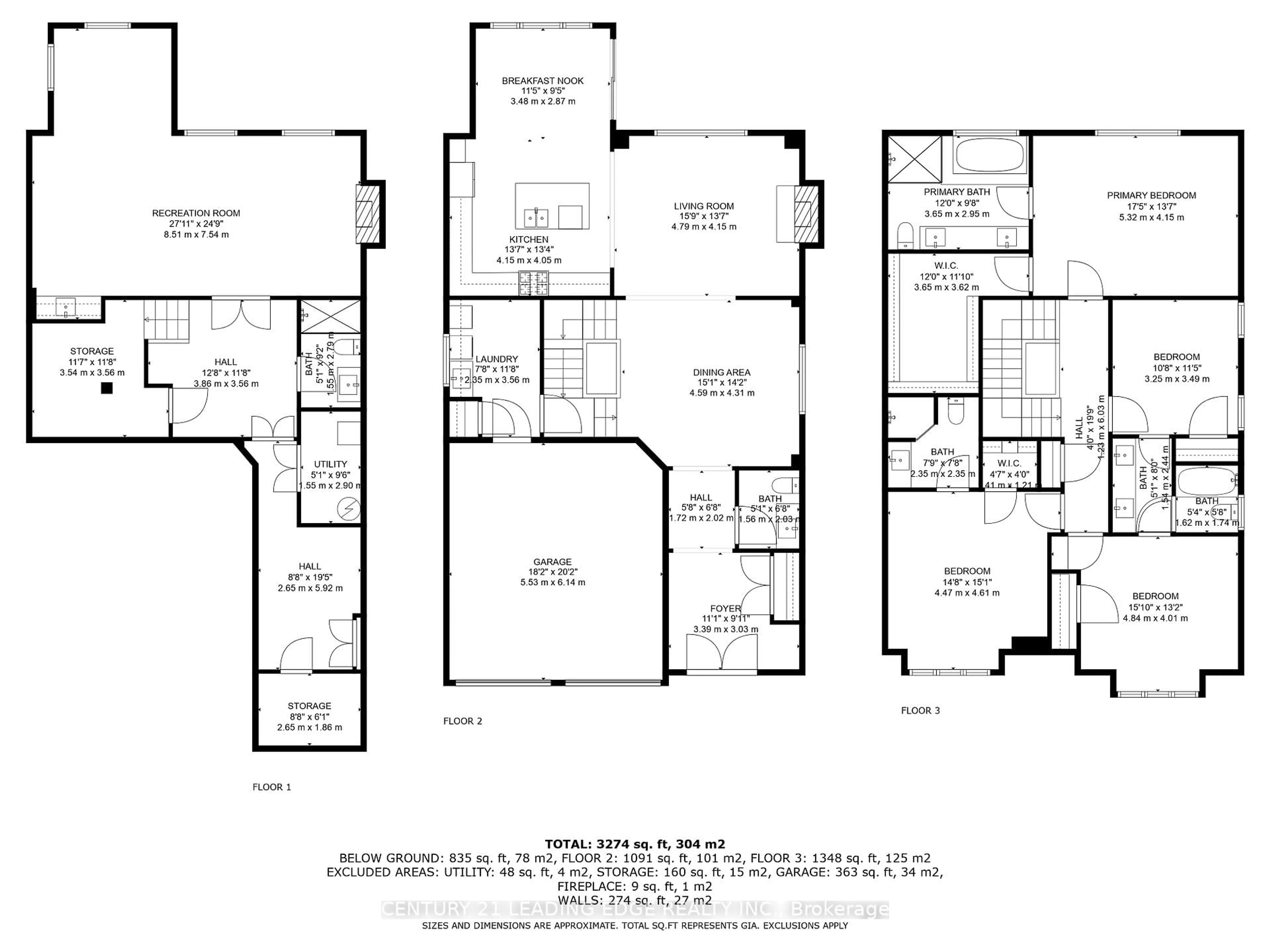 Floor plan for 3239 MILLICENT Ave, Oakville Ontario L6H 0V8