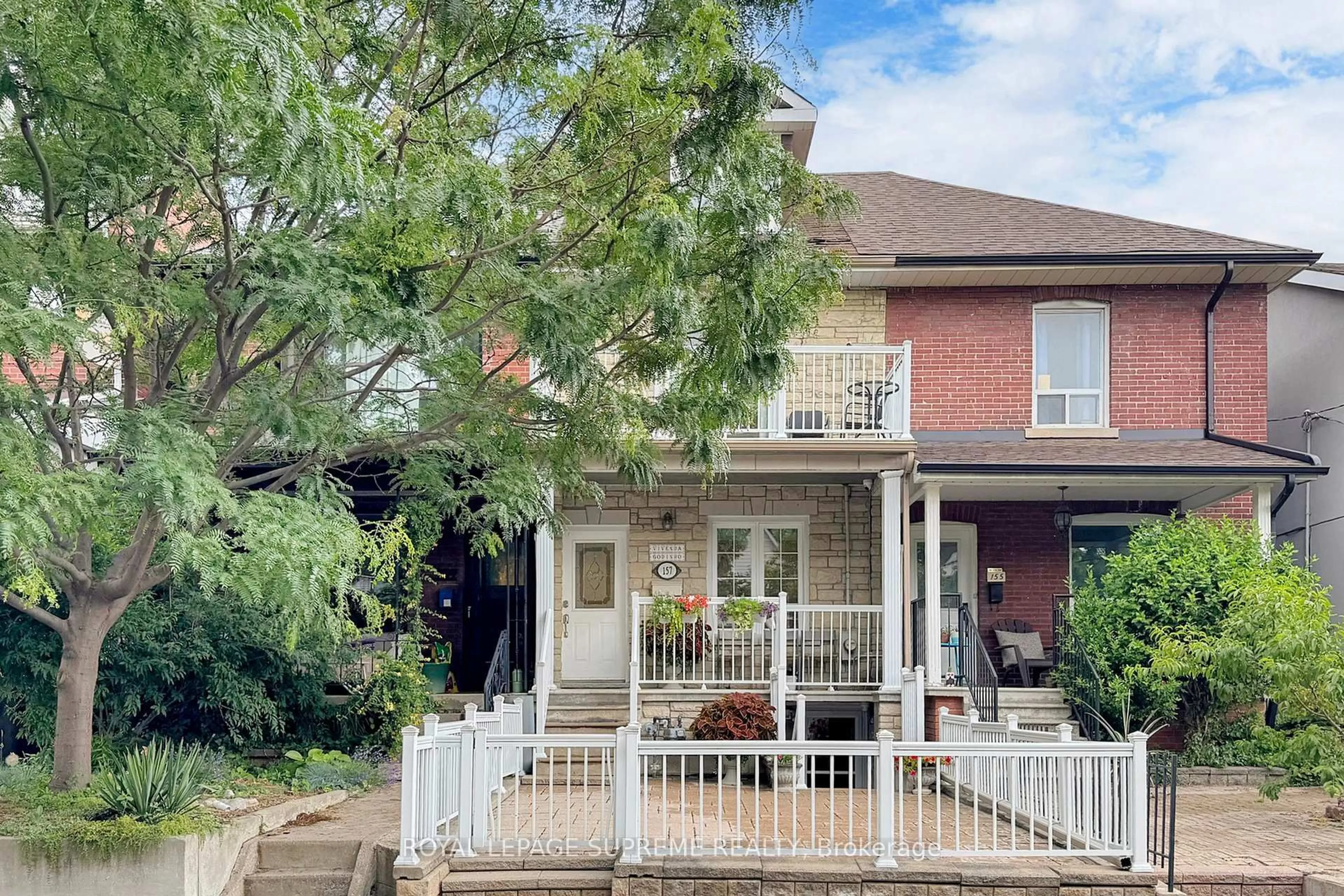 Home with brick exterior material, street for 157 Emerson Ave, Toronto Ontario M6H 3T4