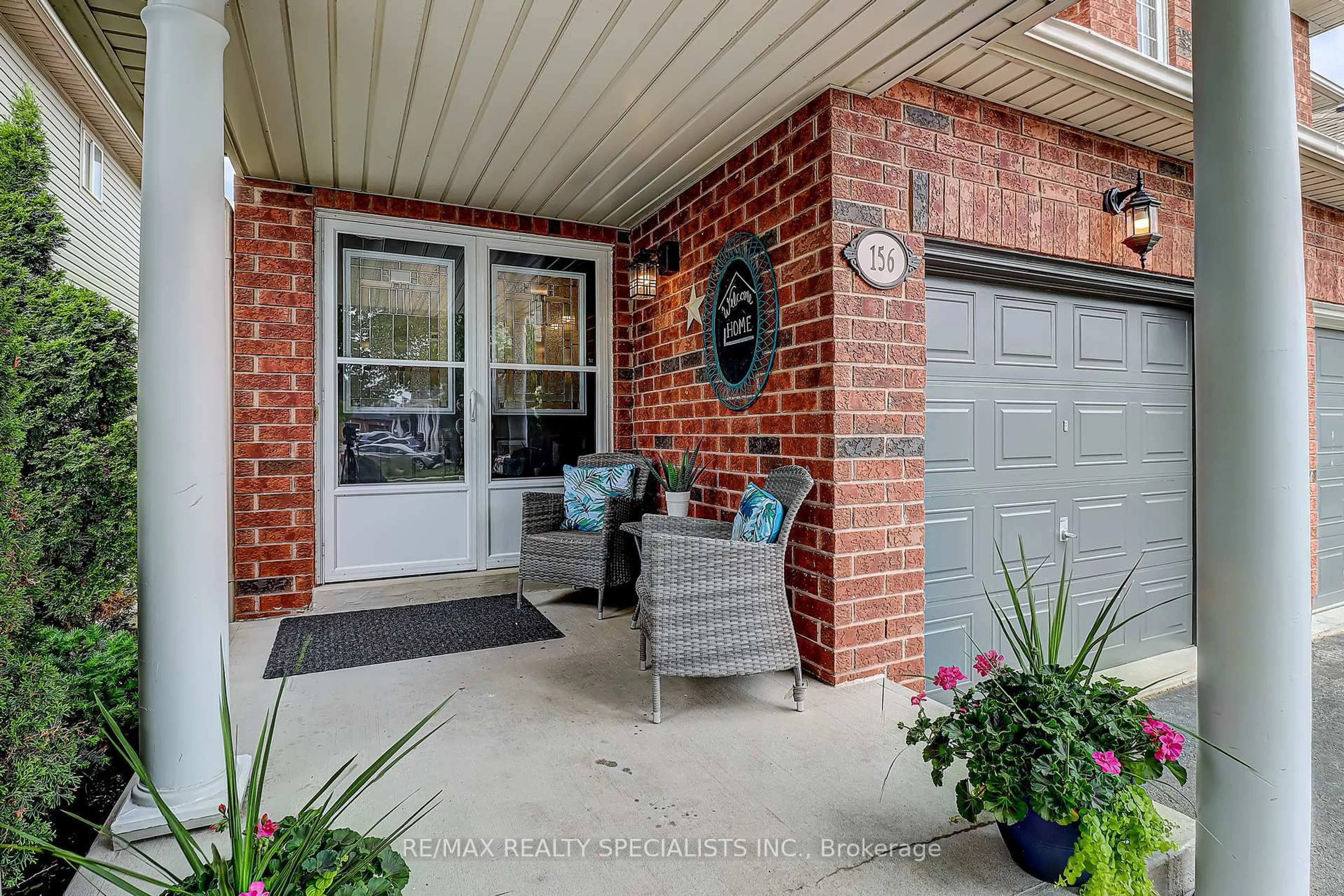 Home with brick exterior material, street for 156 Manley Lane, Milton Ontario L9T 5T1