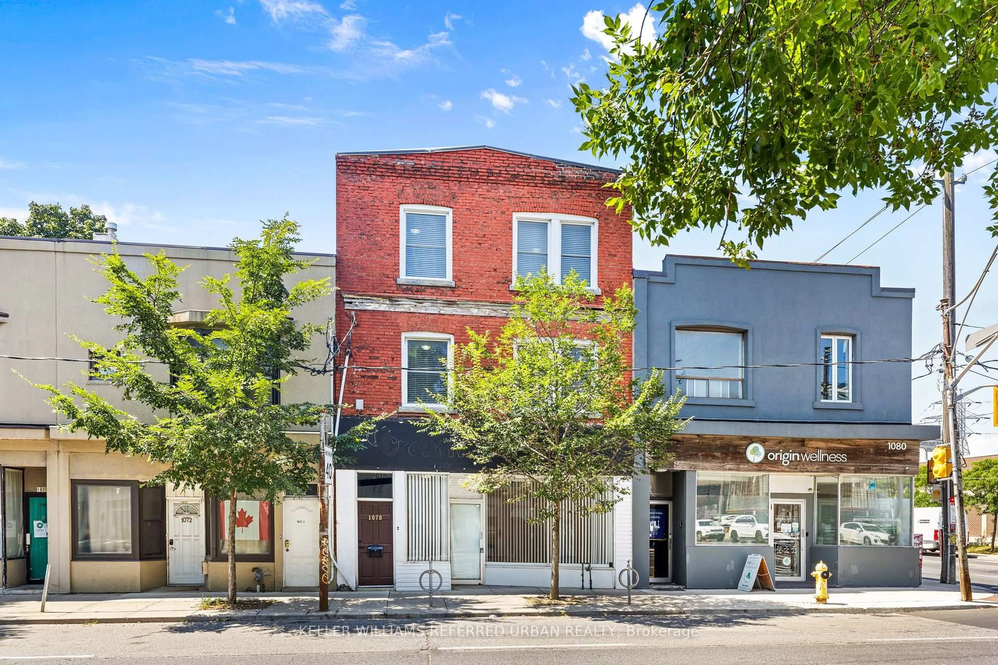 Home with brick exterior material, street for 1078 Dovercourt Rd, Toronto Ontario M6H 2X8