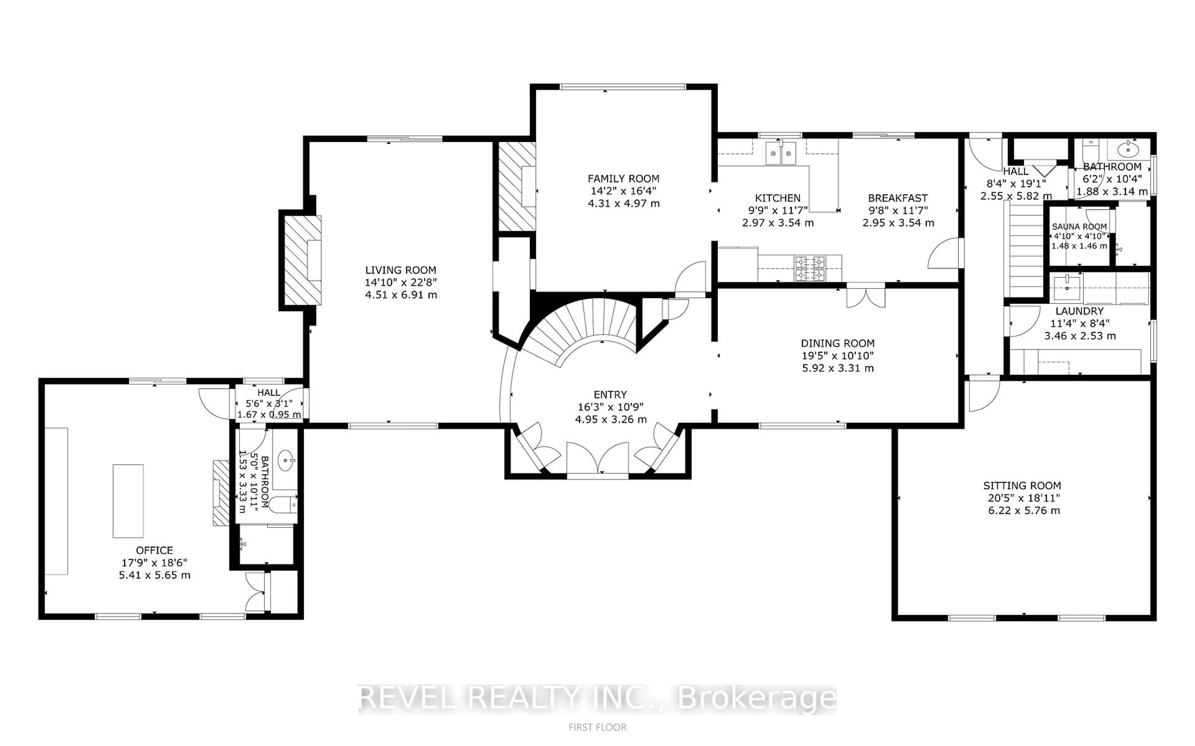 Floor plan for 7644 Old Tremaine Rd, Milton Ontario L9T 2Y1