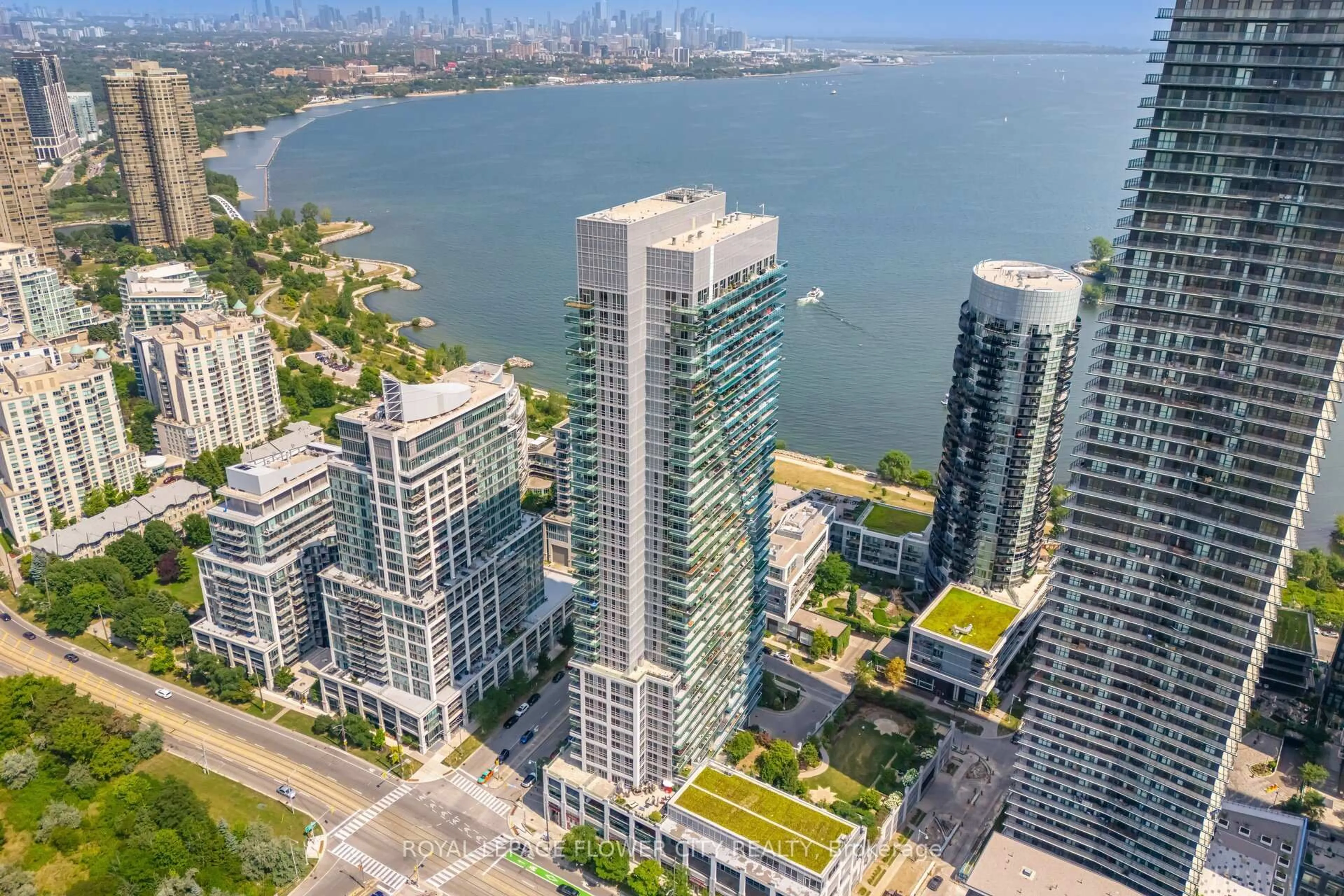 A pic from outside/outdoor area/front of a property/back of a property/a pic from drone, unknown for 16 brookers Lane #913, Toronto Ontario M8V 0A5