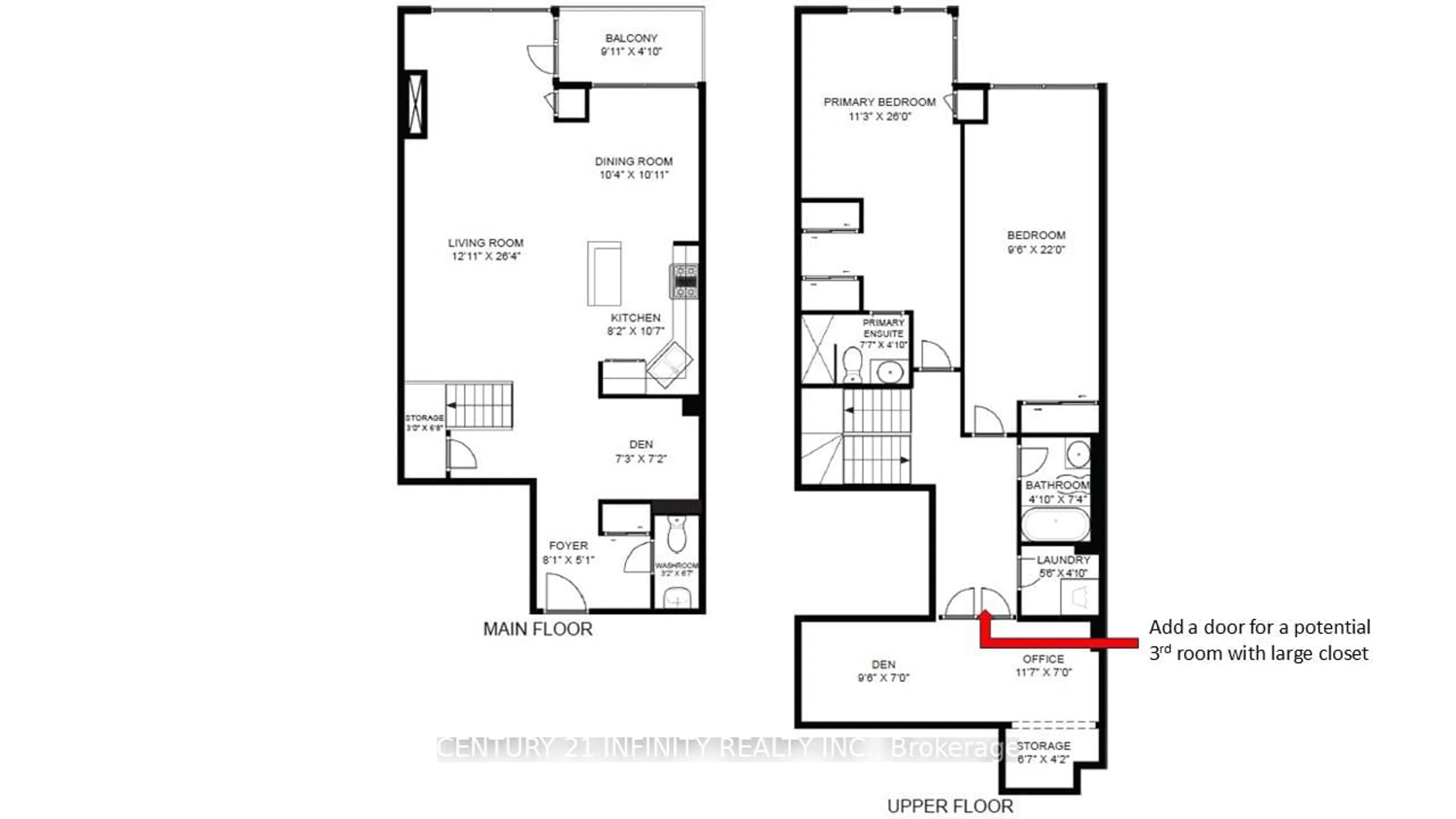 Floor plan for 3939 Duke Of York Blvd #PH1, Mississauga Ontario L5B 4N2