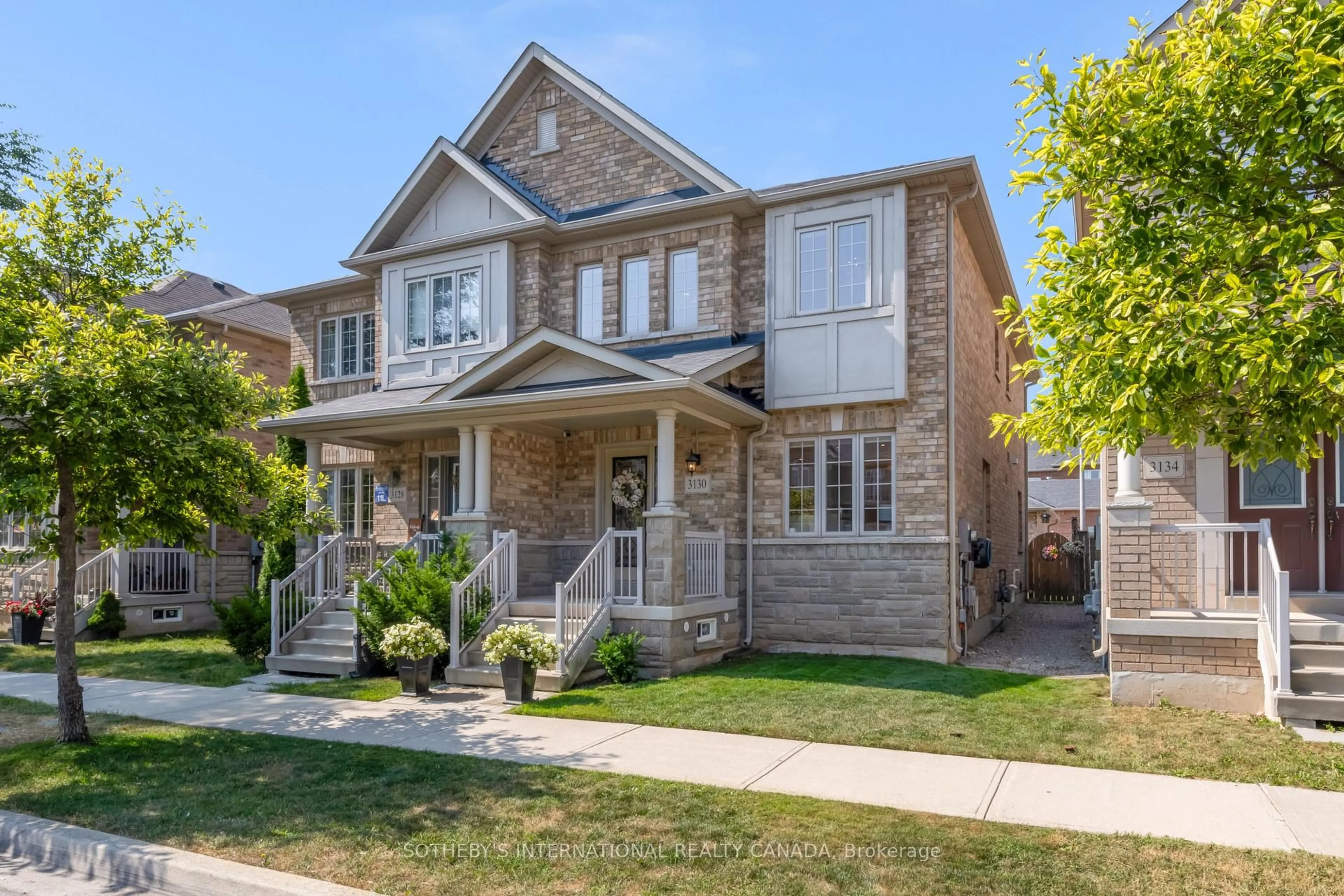 Home with brick exterior material, street for 3130 Robert Brown Blvd, Oakville Ontario L6M 0P5