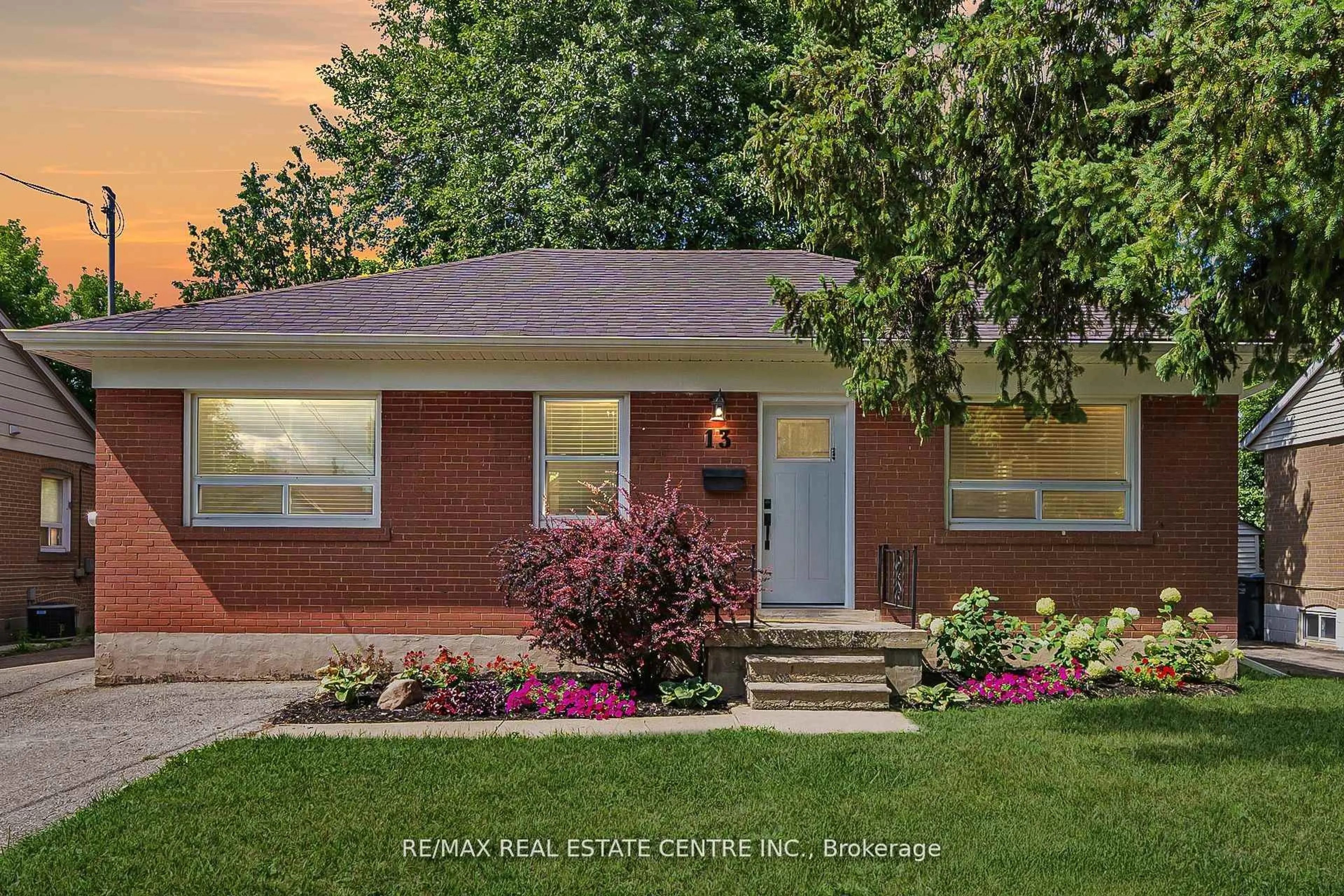 Home with brick exterior material, street for 13 Glendale Ave, Brampton Ontario L6X 1X2