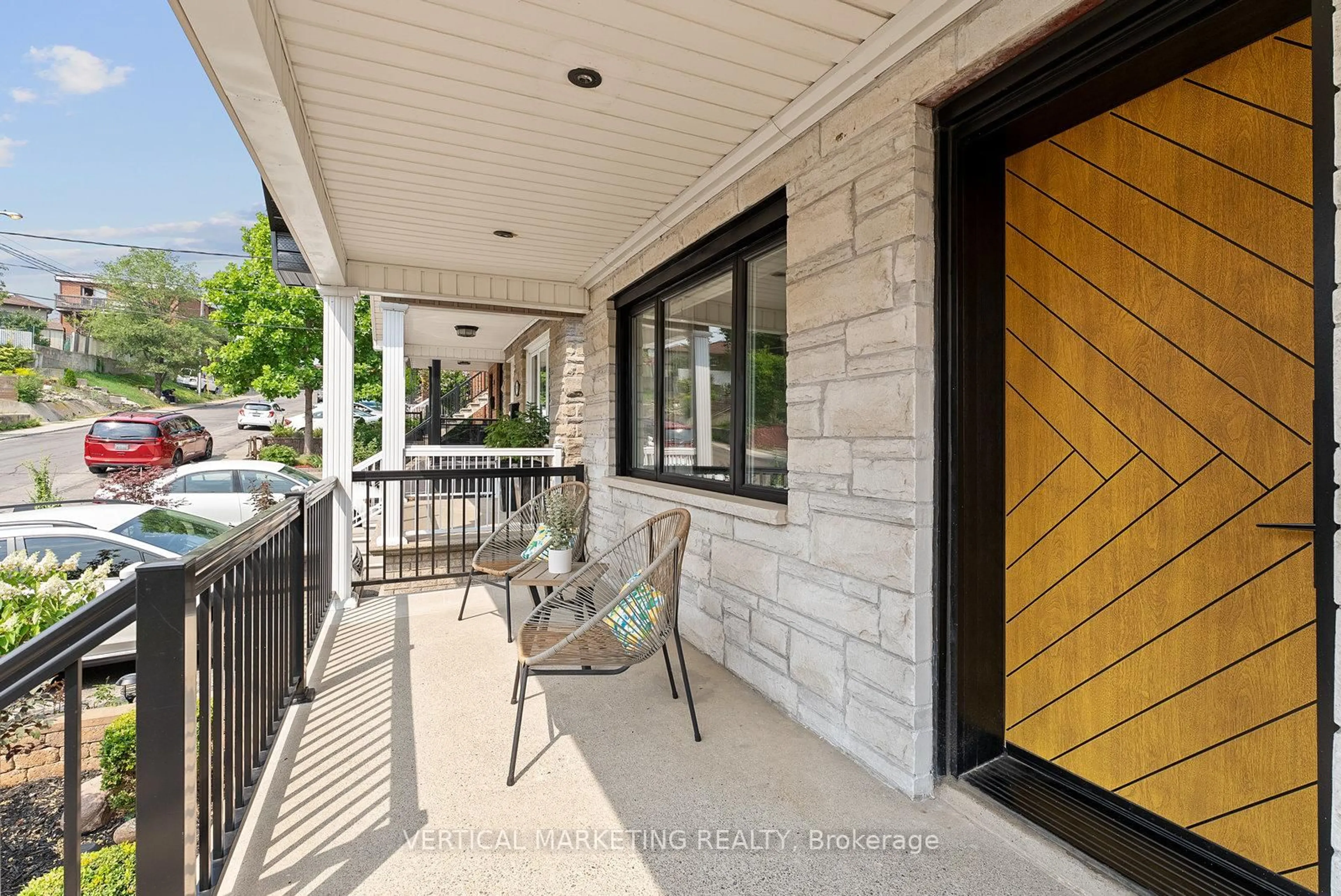 Patio, street for 97 Ennerdale Rd, Toronto Ontario M6E 4C7