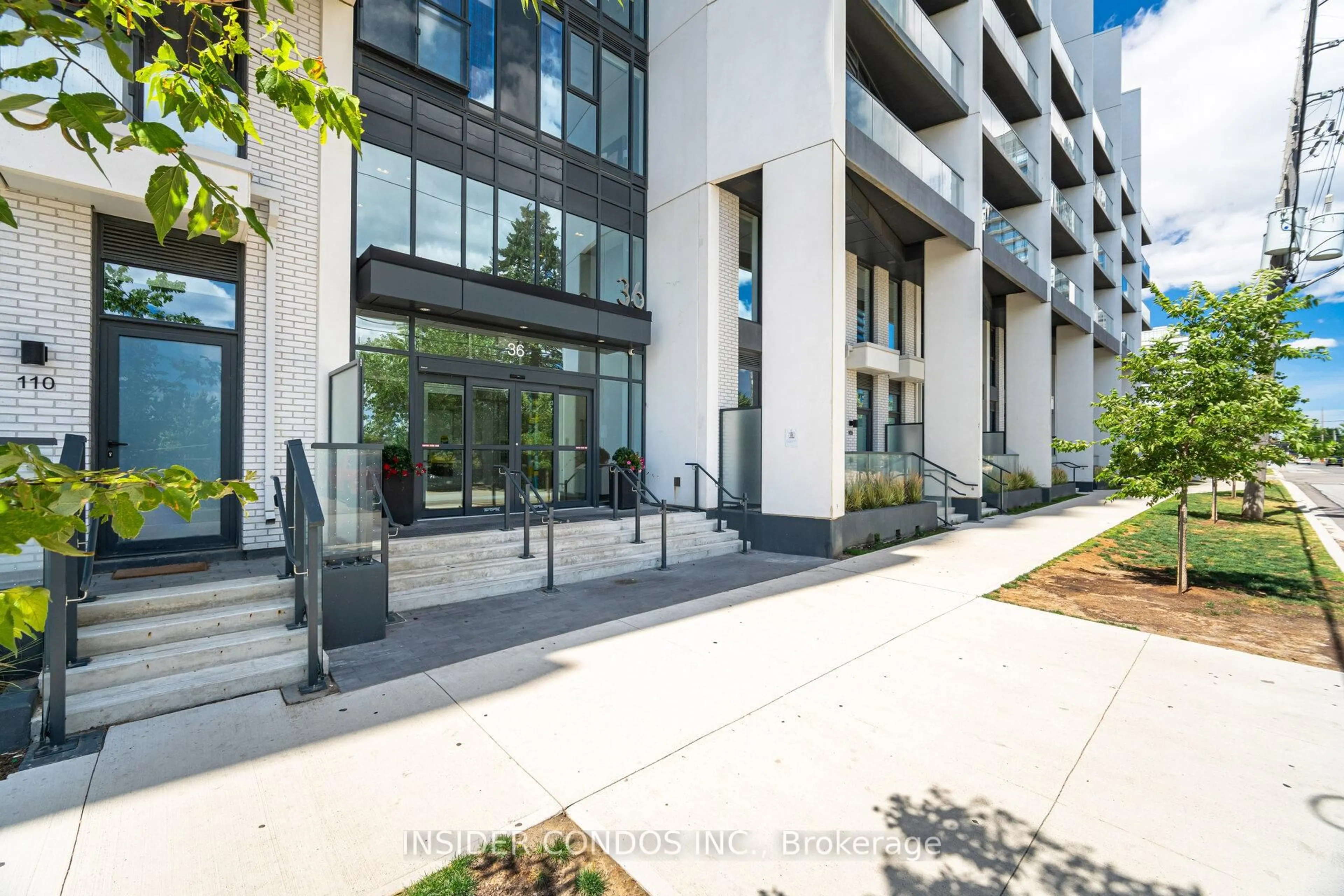 Patio, street for 36 Zorra St #2304, Toronto Ontario M8Z 1R7