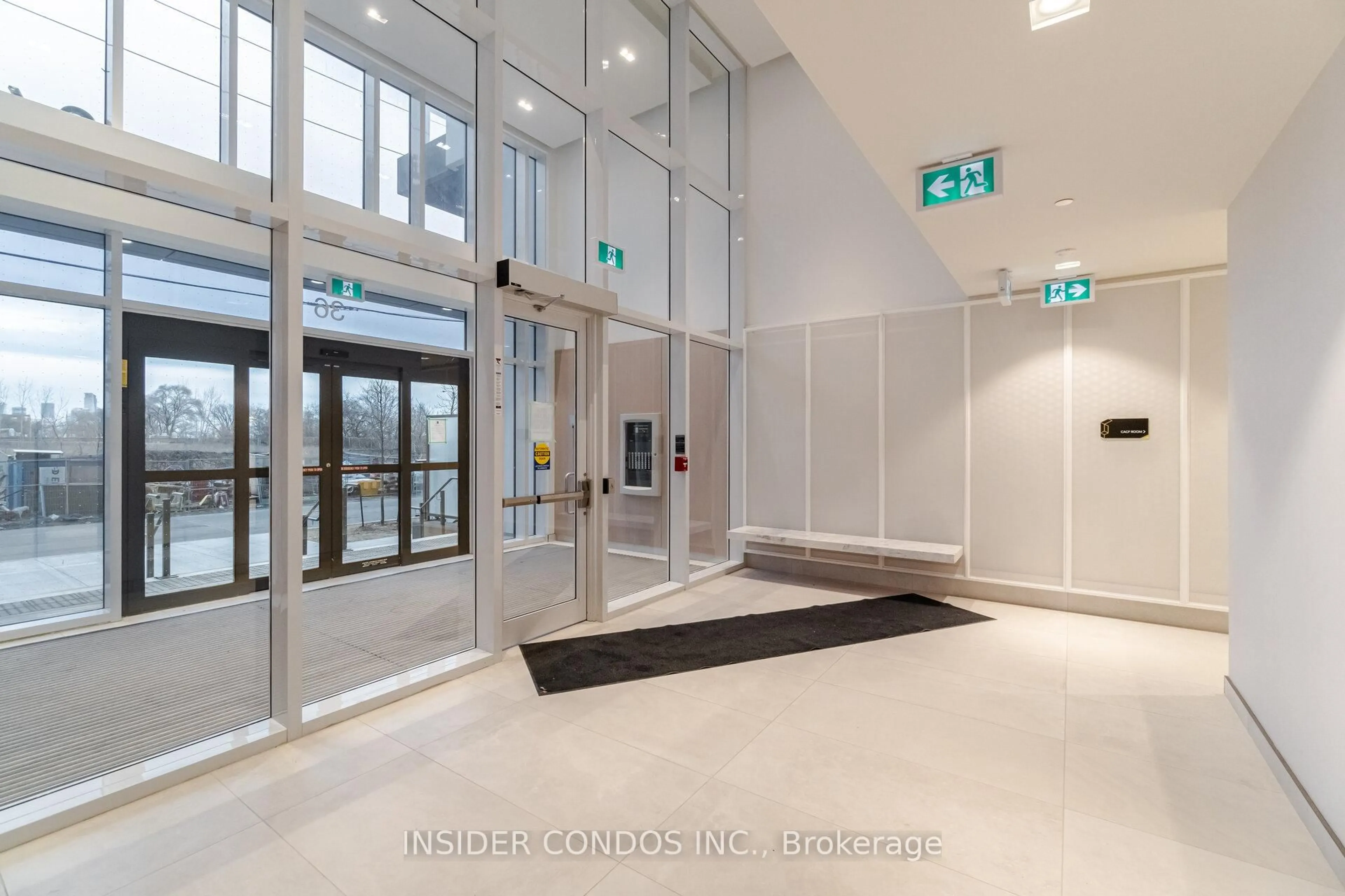 Indoor foyer for 36 Zorra St #2304, Toronto Ontario M8Z 1R7