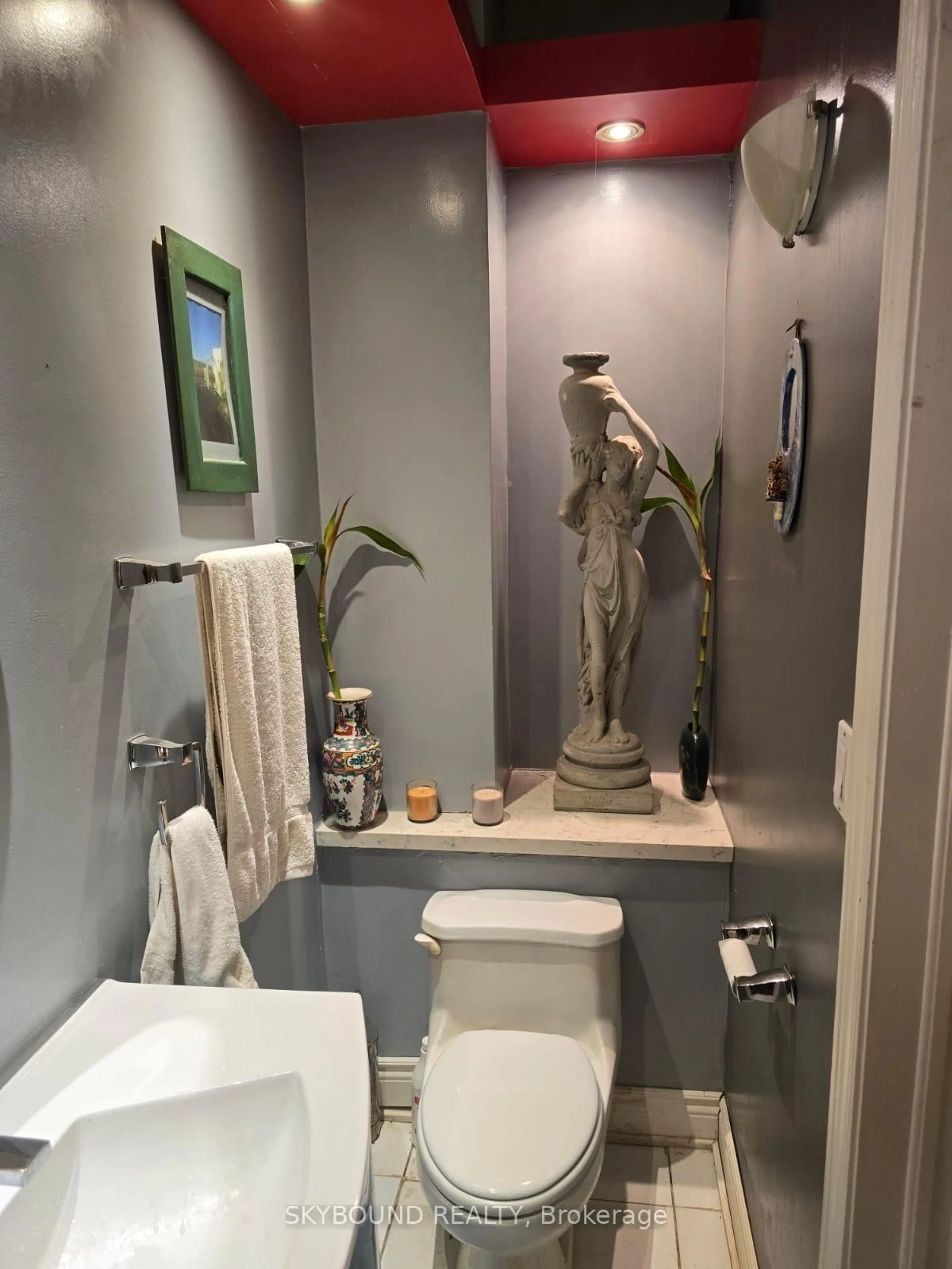 Contemporary bathroom, ceramic/tile floor for 837 Gladstone Ave, Toronto Ontario M6H 3J7