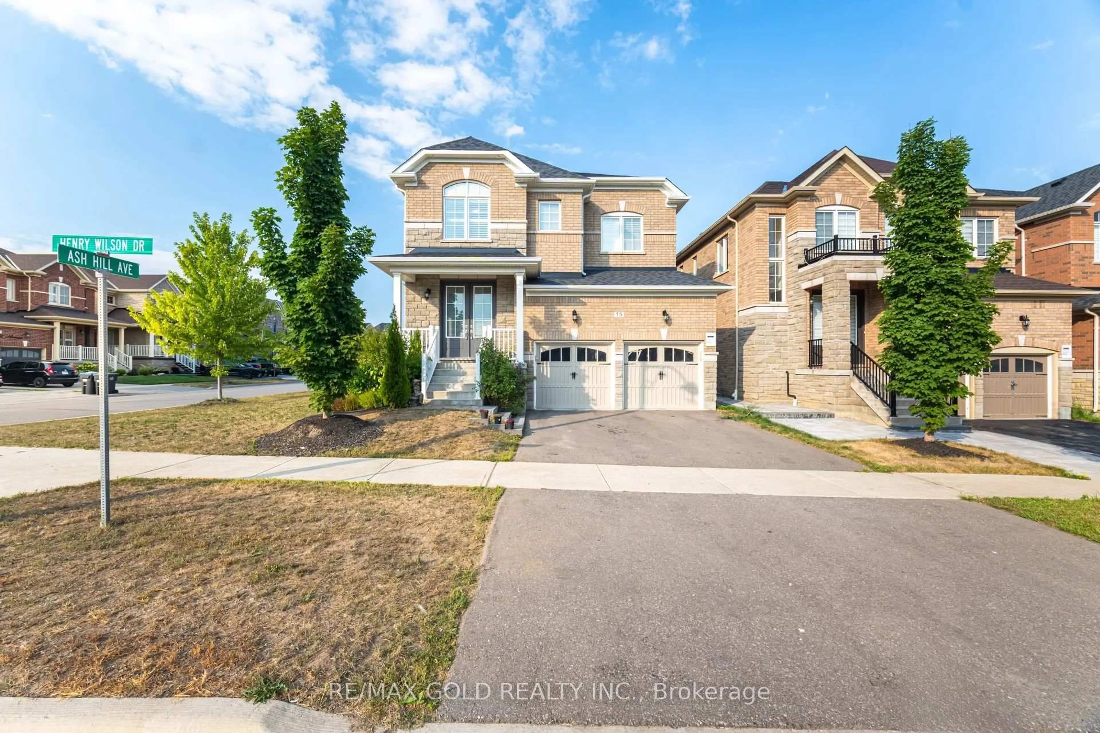 Home with brick exterior material, street for 15 Henry Wilson Dr, Caledon Ontario L7C 4E8