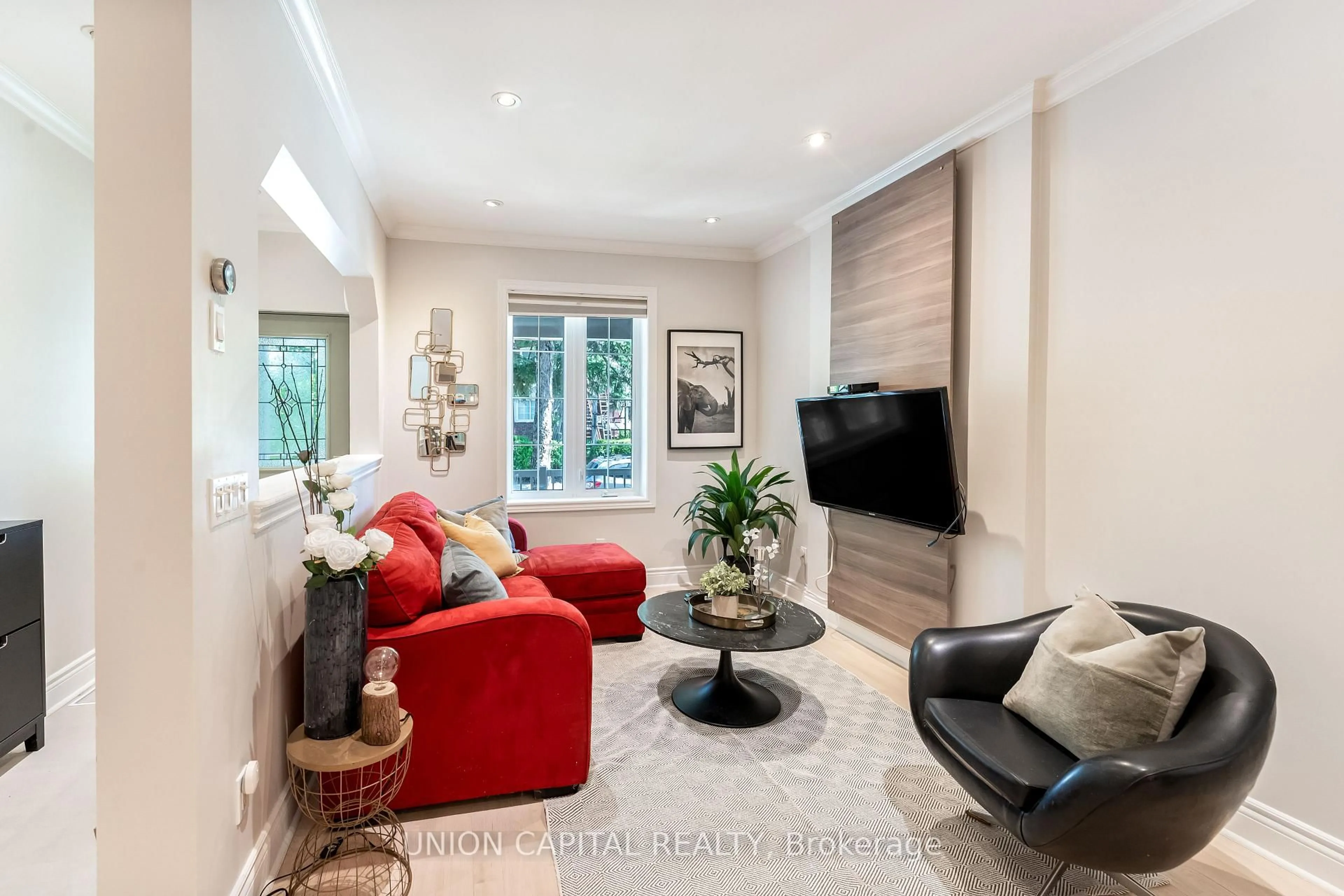Living room with furniture, unknown for 56 Cloverdale Rd, Toronto Ontario M6N 3L5