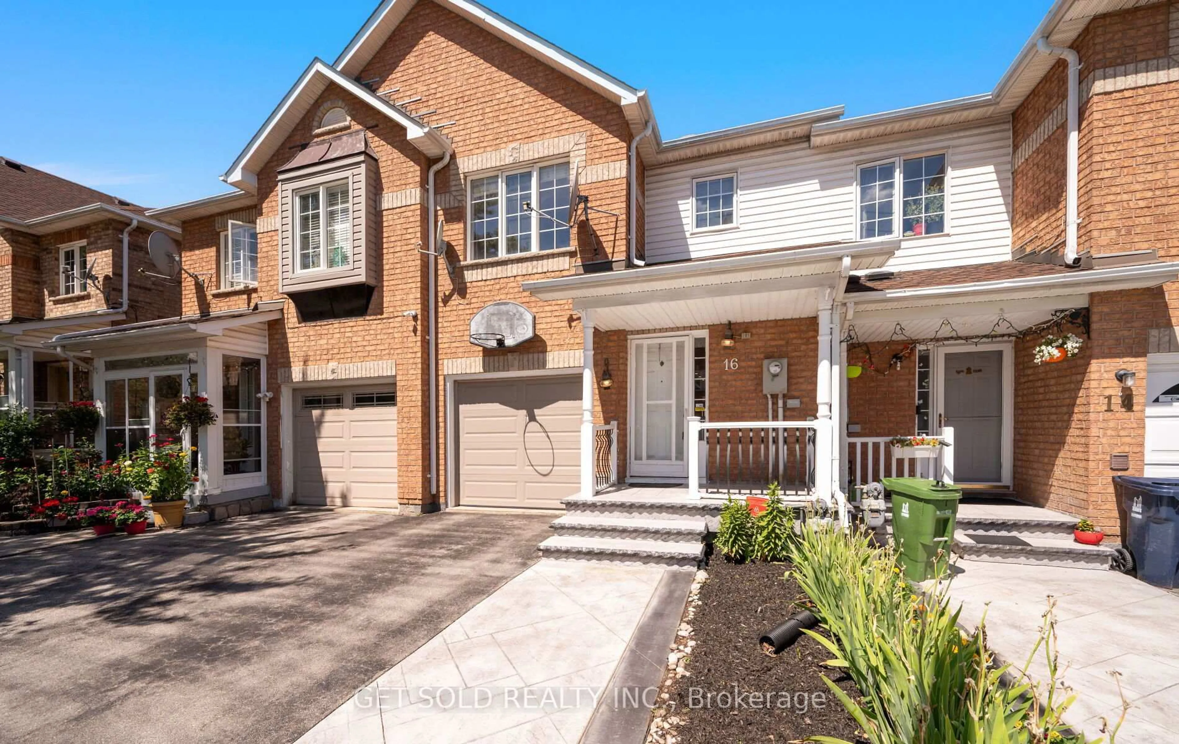 Home with brick exterior material, street for 16 Mare Cres, Toronto Ontario M9W 7E6
