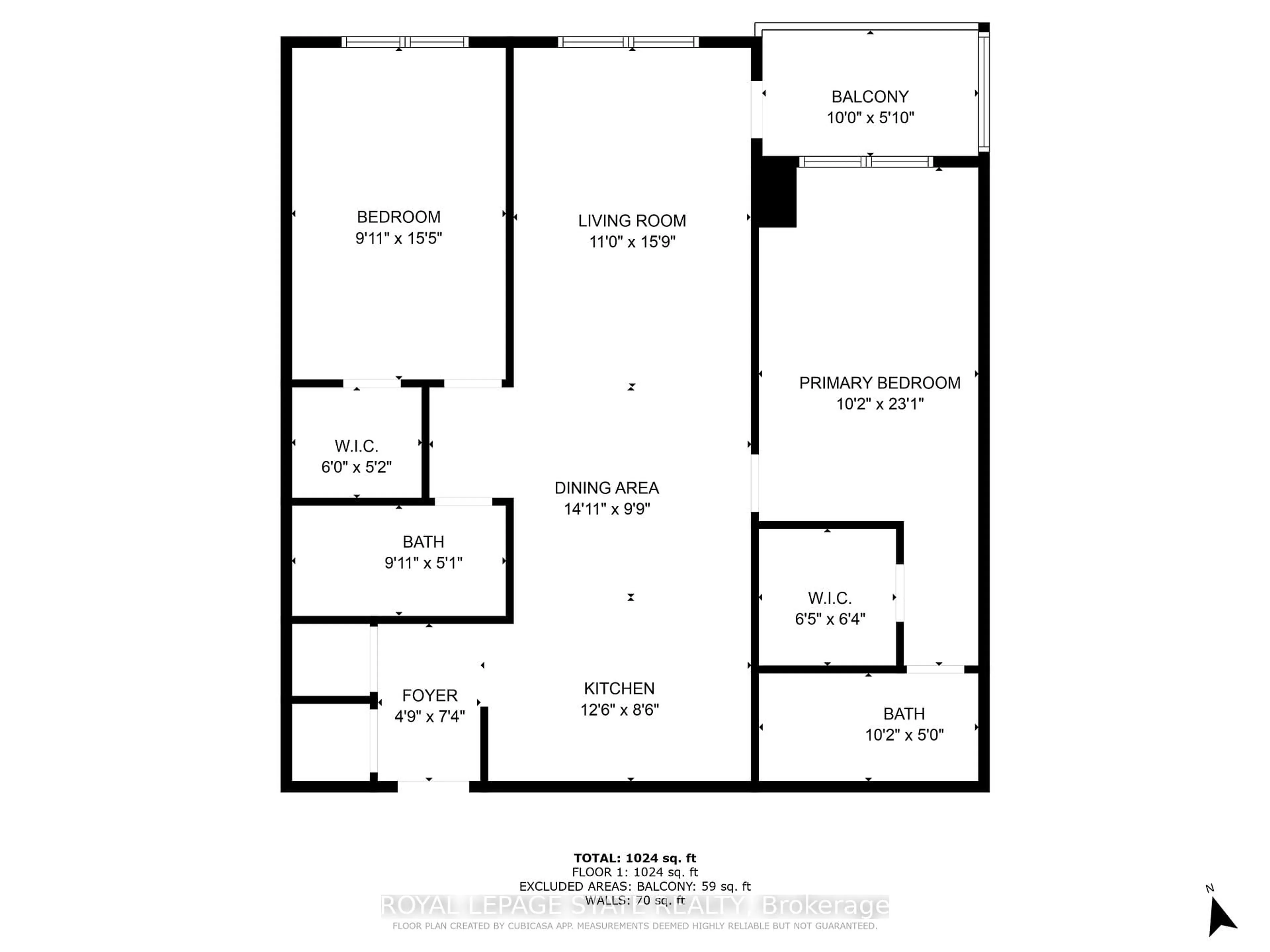 Floor plan for 150 Oak Park Blvd #315, Oakville Ontario L6H 3P2