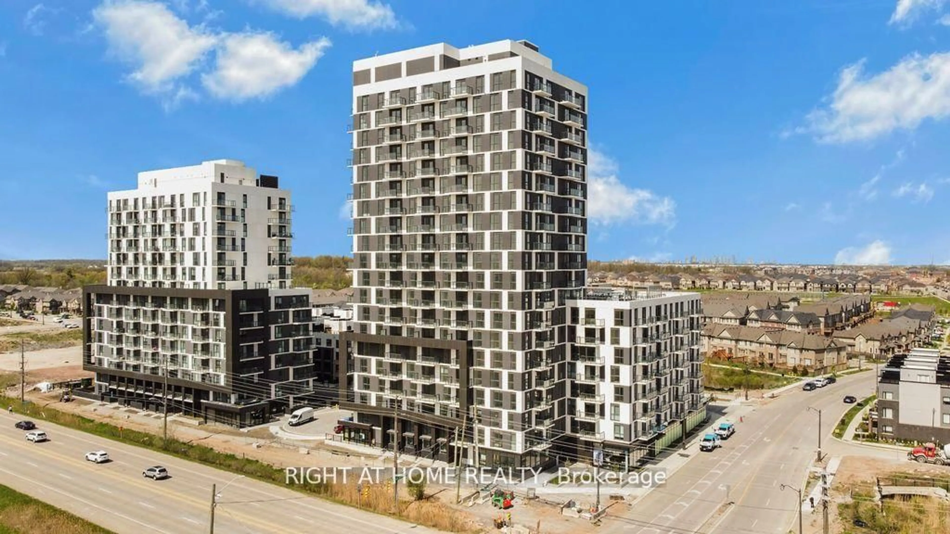 A pic from outside/outdoor area/front of a property/back of a property/a pic from drone, building for 335 Wheat Boom Dr #1207, Oakville Ontario L6H 7Y1